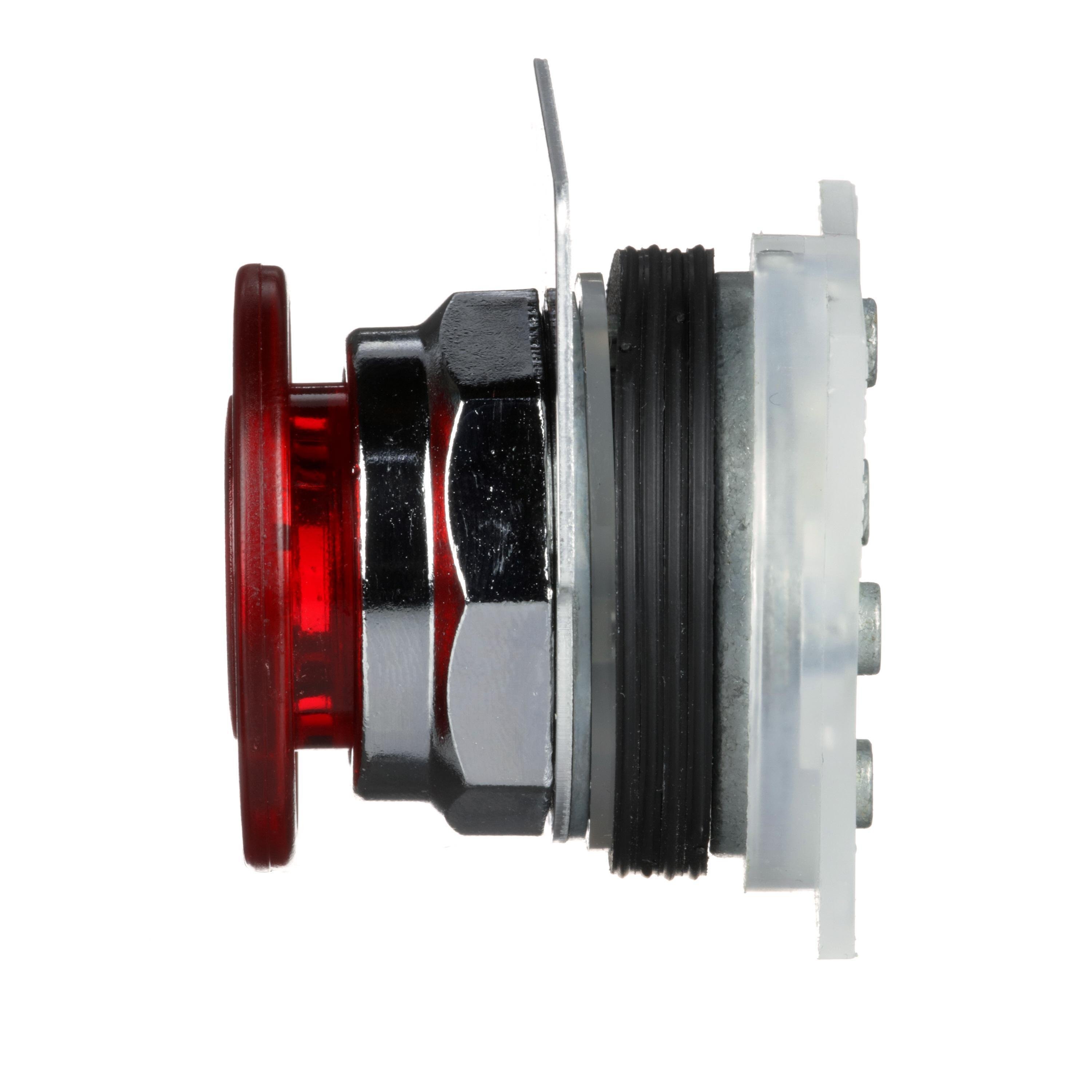 Picture of 9001KR9R - 30mm Push Button, Type K, push pull operator, red mushroom cap