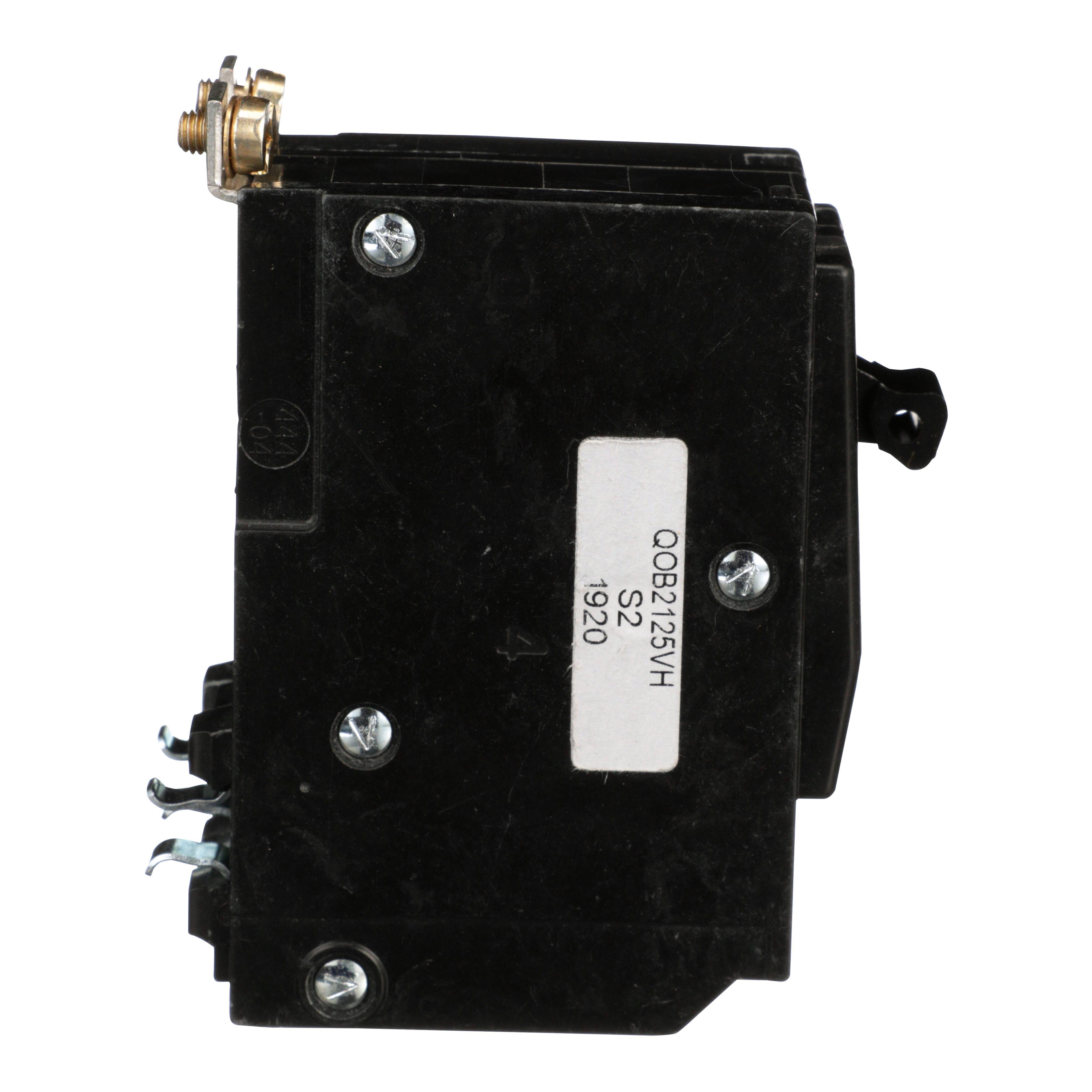 Picture of QOB2125VH - Mini circuit breaker, QO, 125A, 2 pole, 120/240VAC, 22kA, bolt on