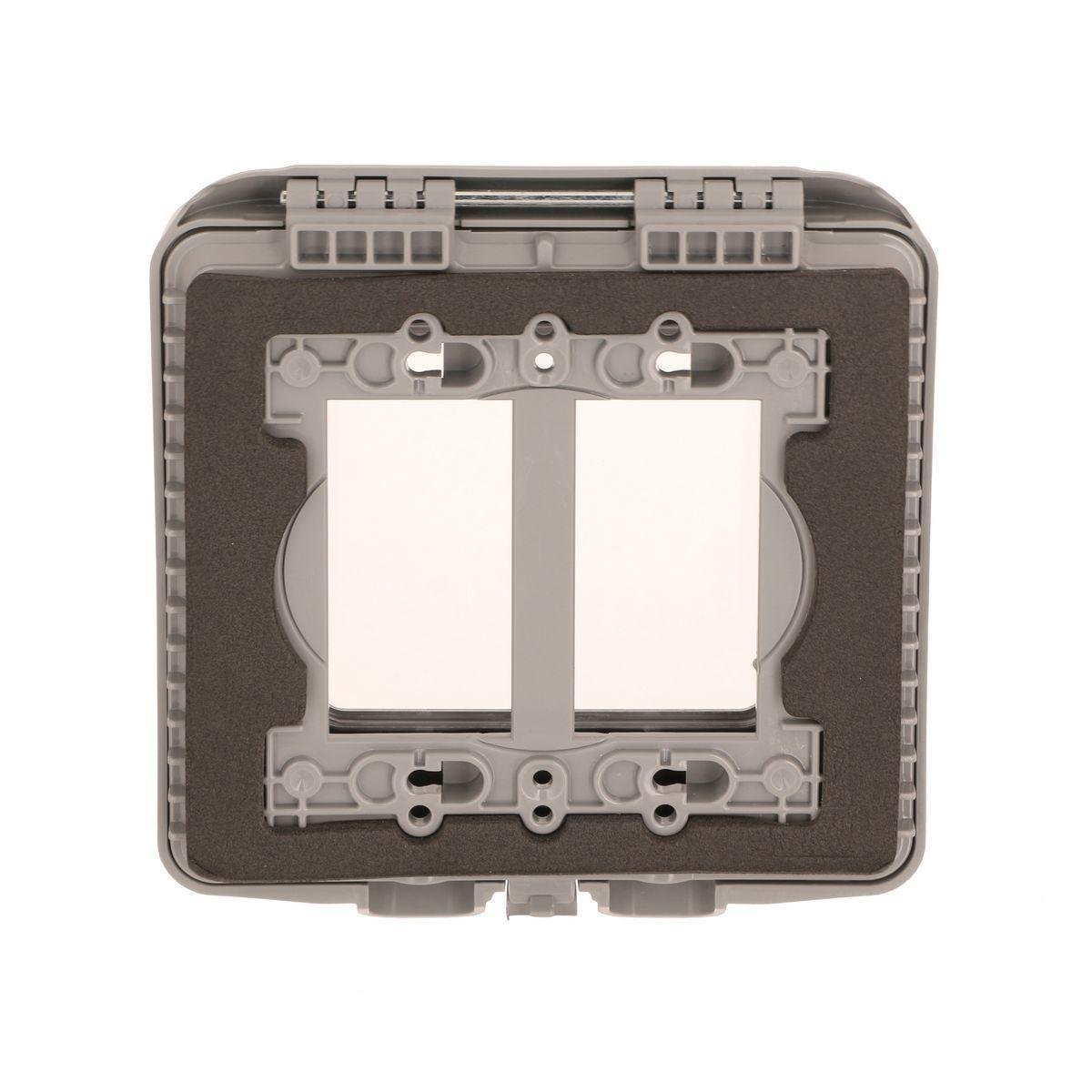 Picture of ML2500G - 2-Gang Weatherproof In-Use Cover, Expandable, EXTRA DUTY®, Gray