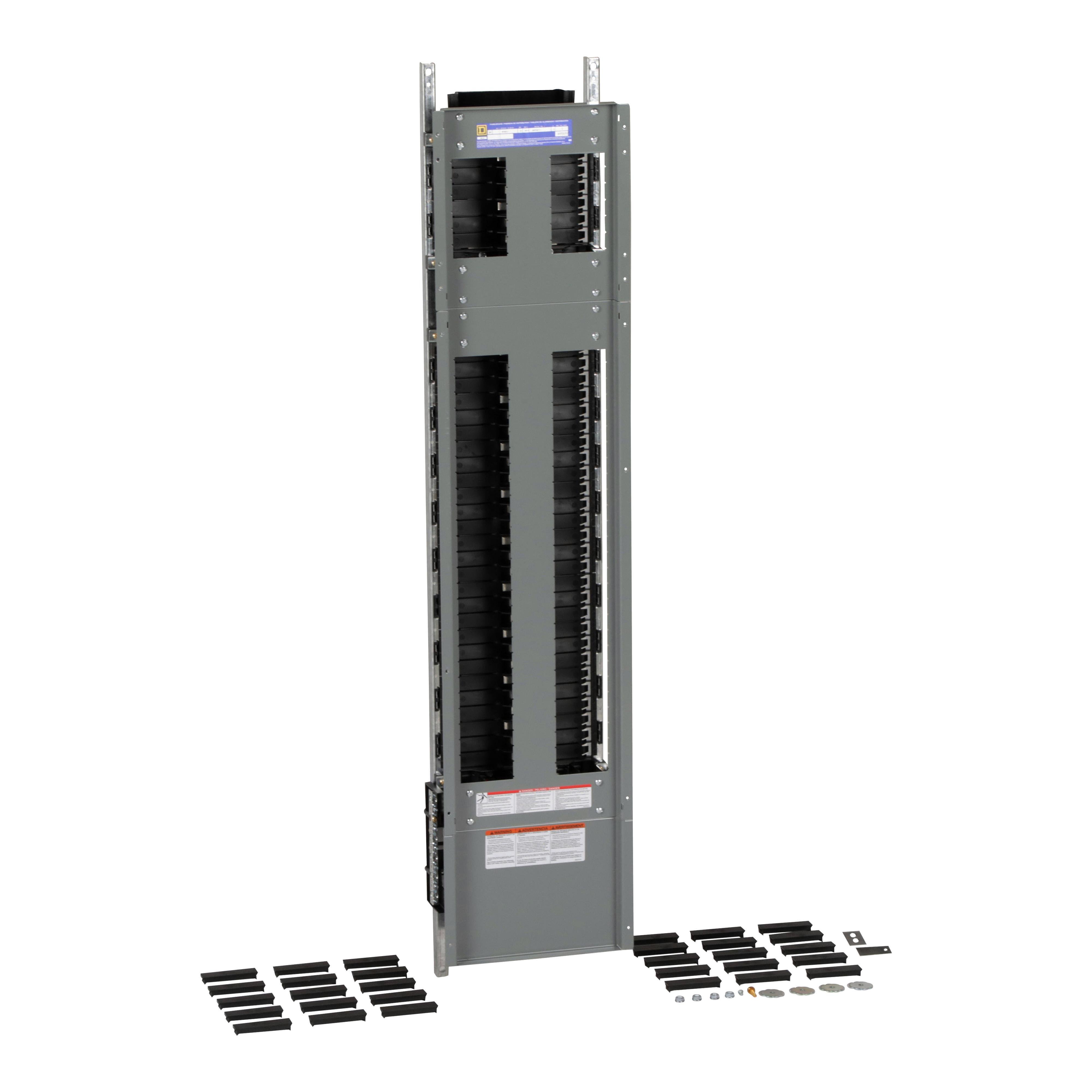 NF442L6C - Panelboard interior, NF, main lugs, 600A, Cu bus, Al neutral assembly, 42 pole spaces, 3 phase, 4 wire, 600Y/347VAC max