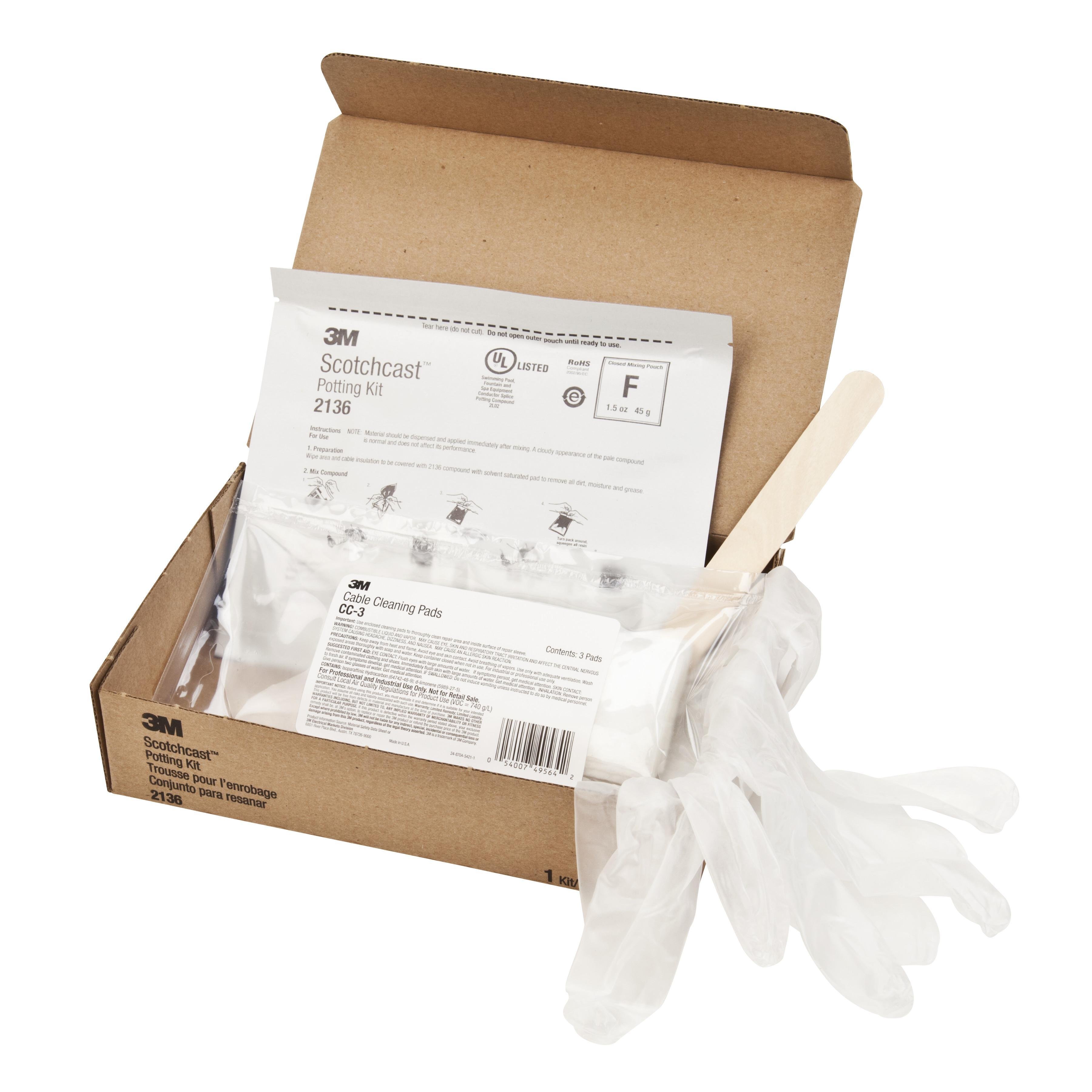 2136 - 3M™ Scotchcast™ Potting Kit 2136, 1.5 oz