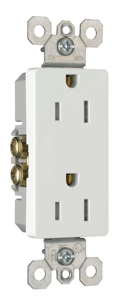 885-TRW - radiant® Tamper-Resistant Outlet, White