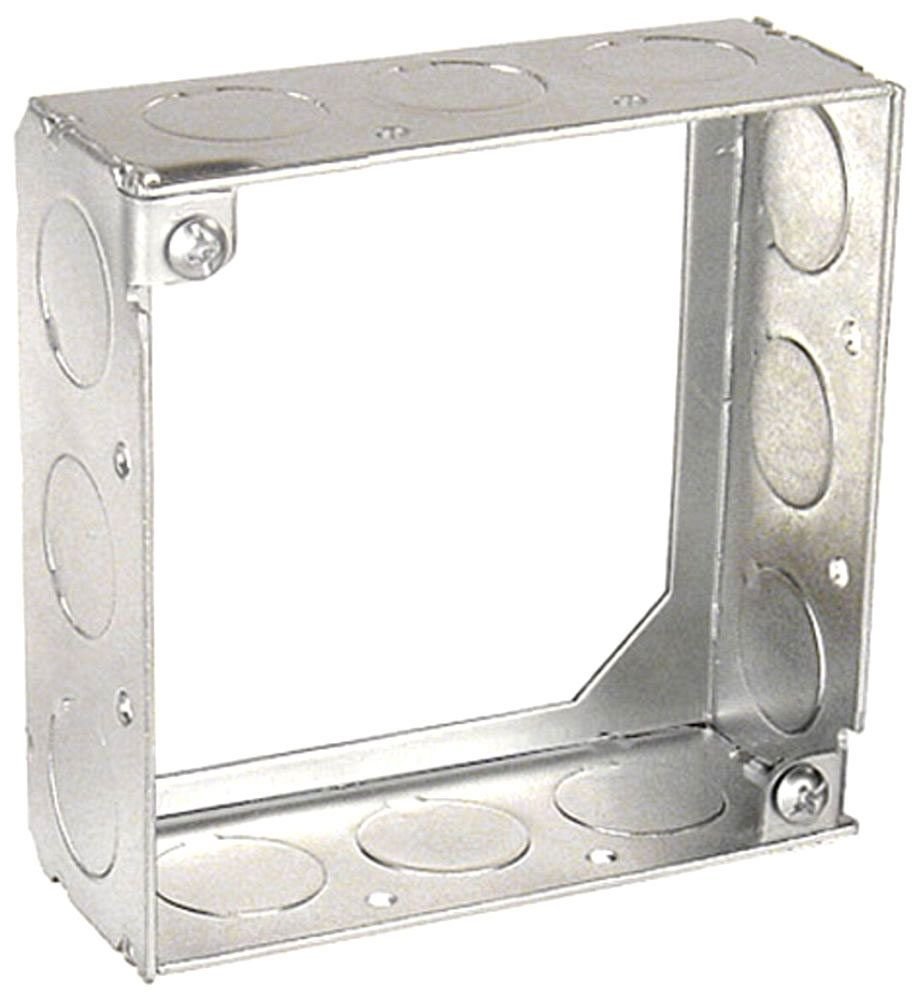 53151-1/2 - 53151-1/2 - Four Square Extension Ring Welded 1-1/2" Deep (12) 1/2" KOs, 50 Pak