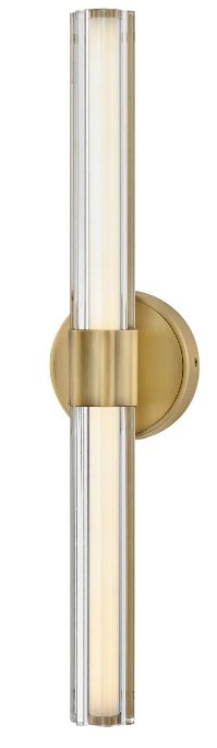 51312LCB - Georgette LED 24 inch Lacquered Brass Bath Light Wall Light