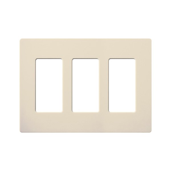 CW-3-LA - CLARO WALLPLATE 3 GNG LIGHT