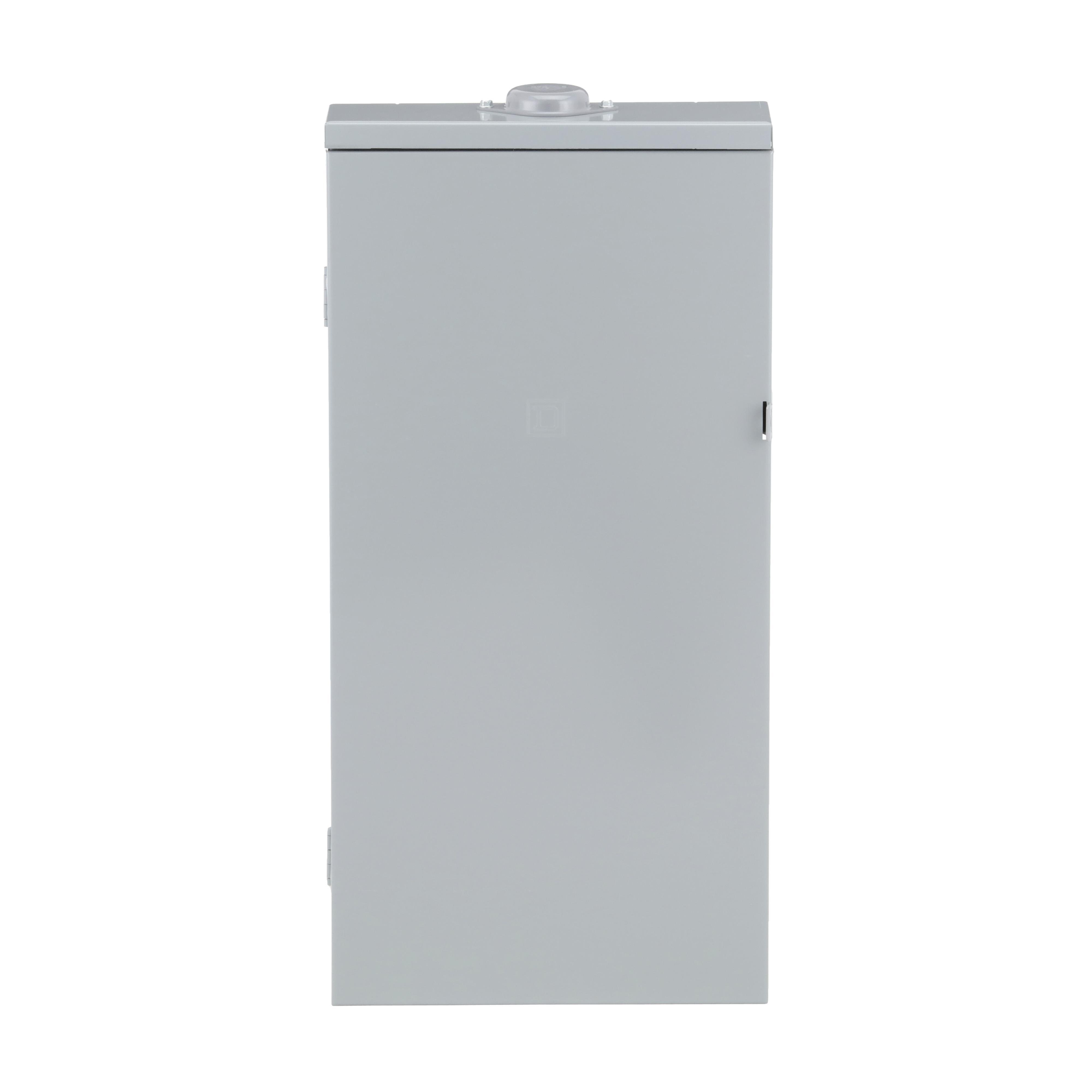 Picture of QO1816M200FTRB - Load center, QO, 1 phase, 8 spaces, 16 circuits, 200A convertible main breaker, NEMA3R, feedthru lugs