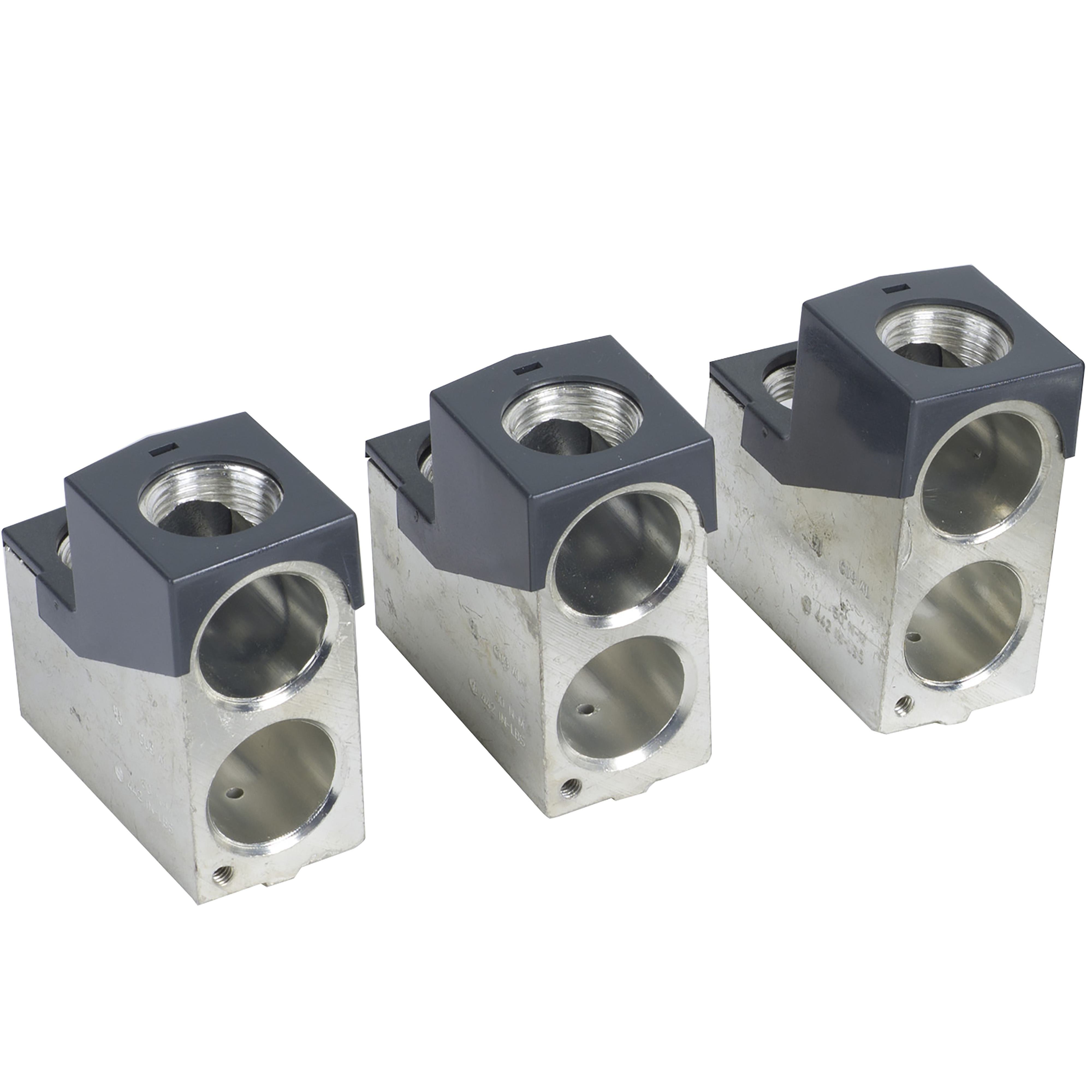 AL600LS52K3 - Circuit breaker accessory, PowerPacT L, lug kit, mechanical, 400A to 600A, 3 pole,  aluminum, qty 3