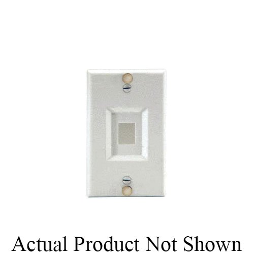 WP3467-WH - Keystone Wall Phone Plate, White