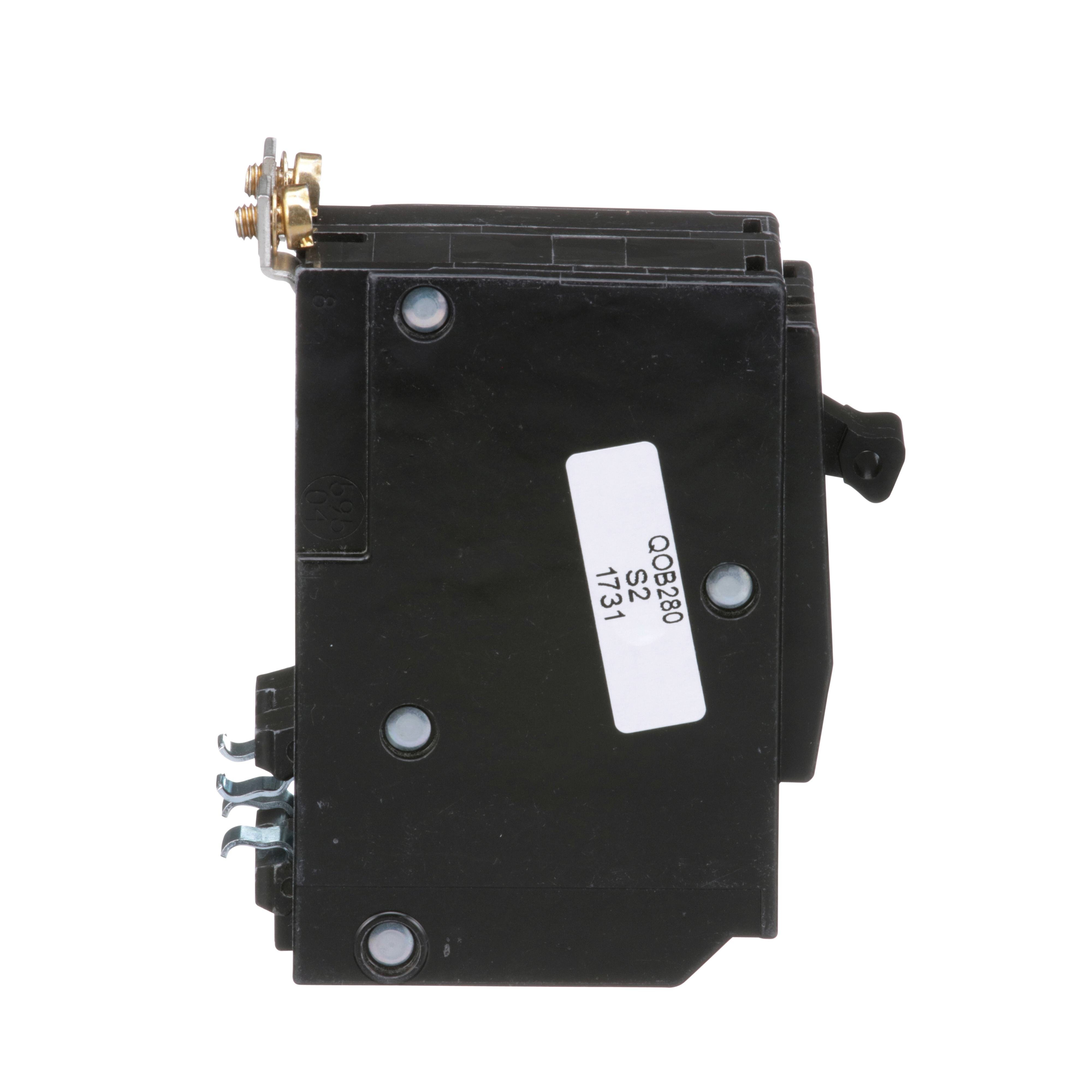 Picture of QOB280 - Mini circuit breaker, QO, 80A, 2 pole, 120/240VAC, 10kA, bolt on