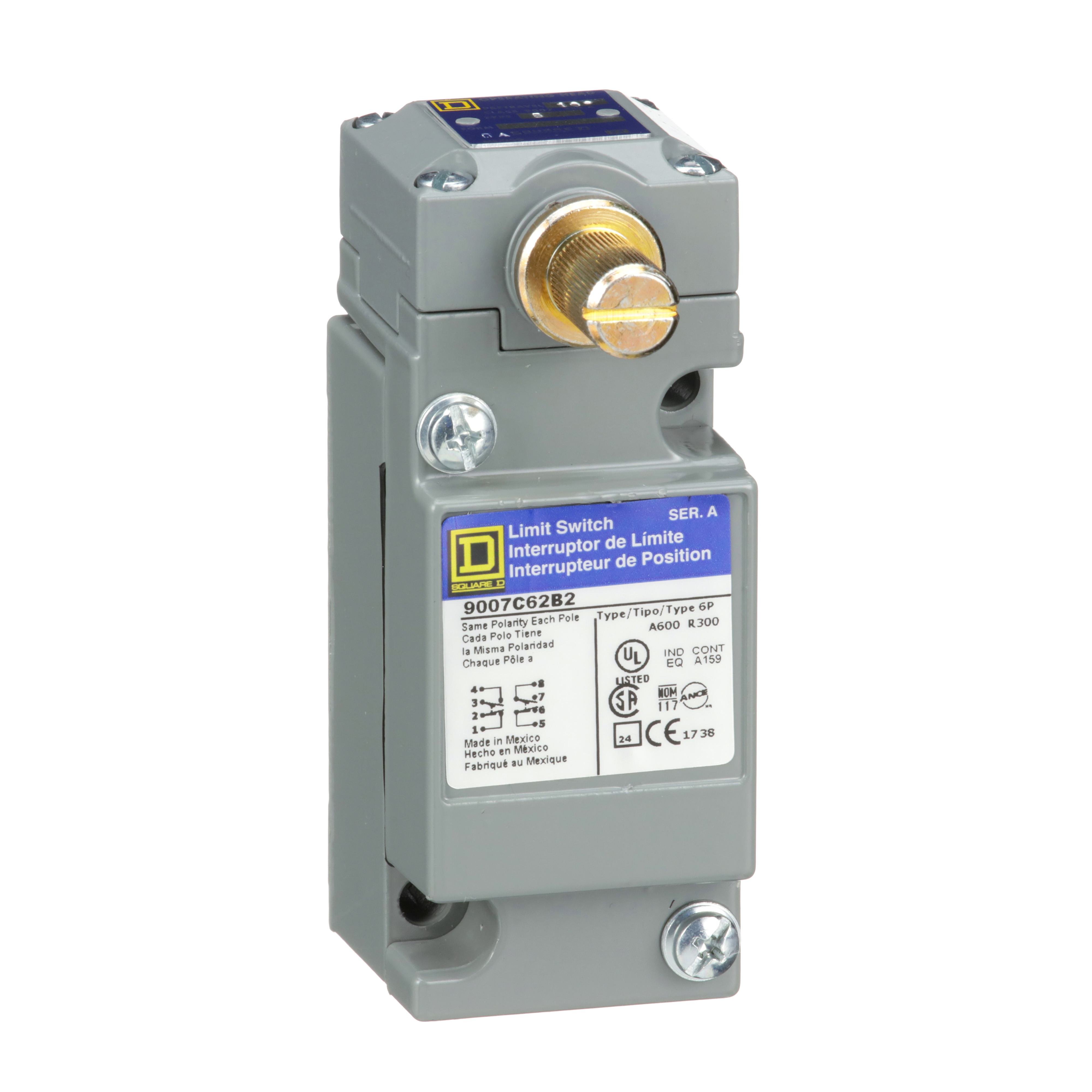 9007C62B2 - LIMIT SWITCH 600V 10AMP C +OPTIONS