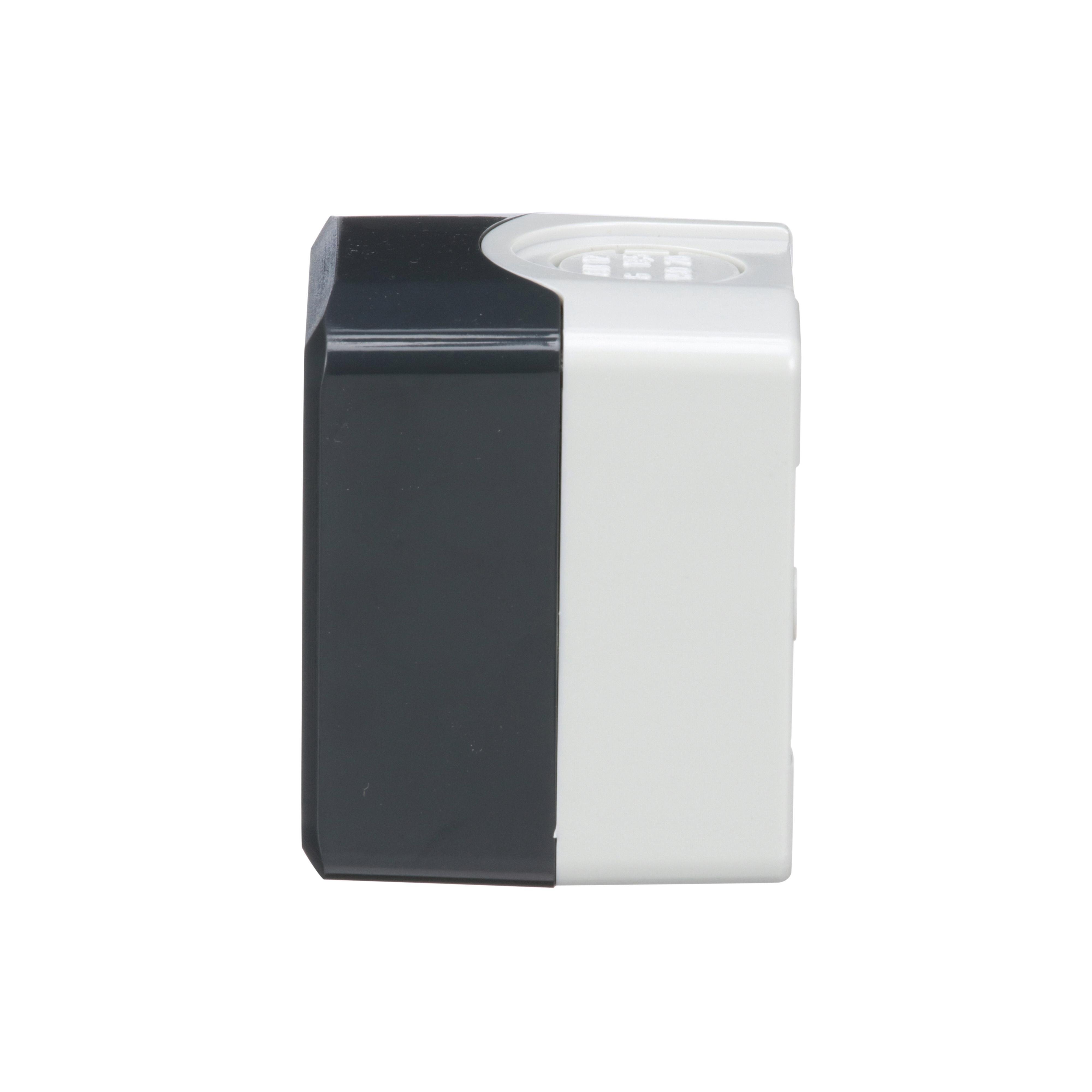 Picture of XALD01H7 - Harmony, enclosure, dark grey lid with light grey base, 1 opening, UL/CSA certified
