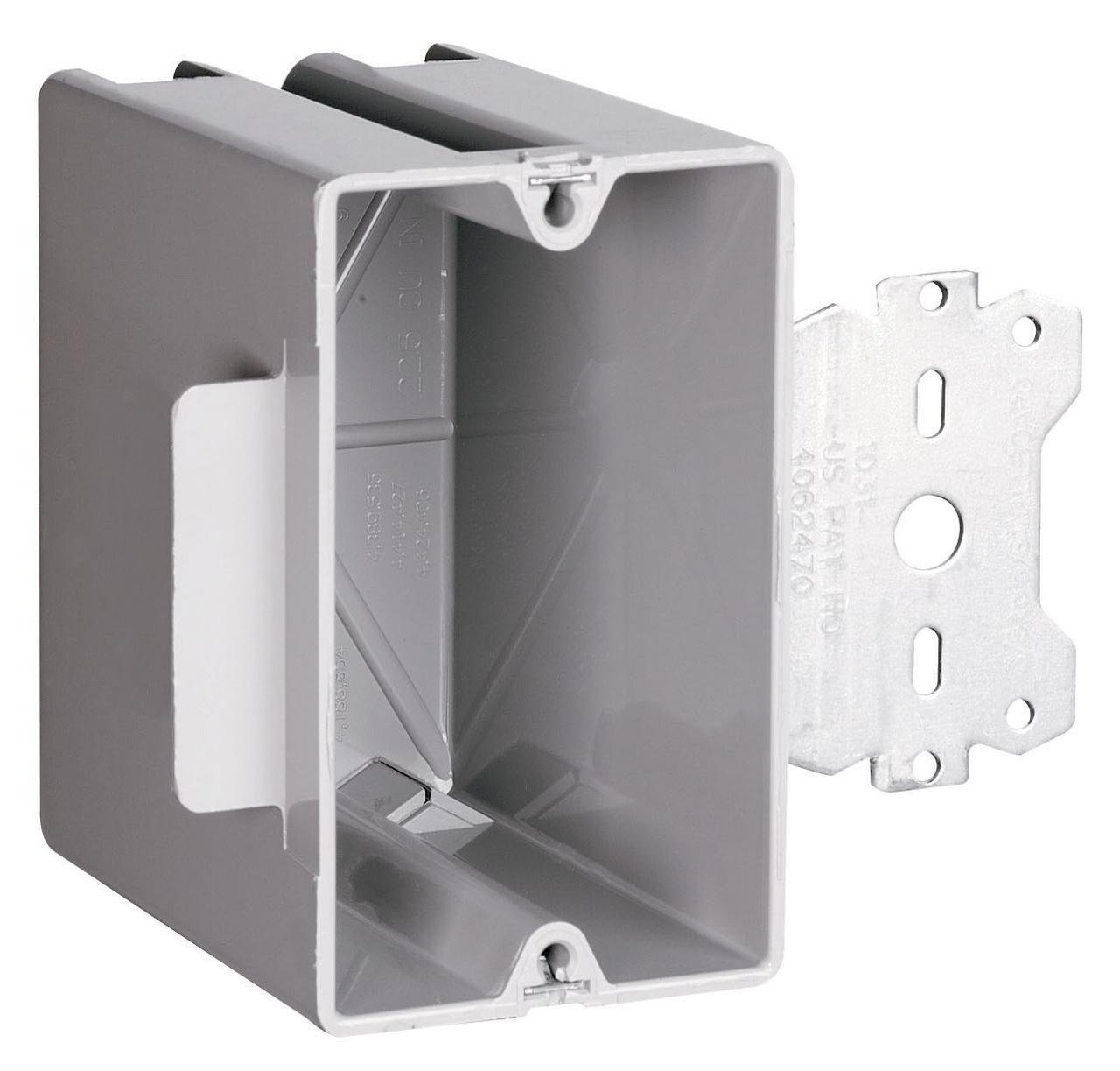 S1-22-S50 - Deep Wood and Steel Stud Bracket Box with Quick/Click