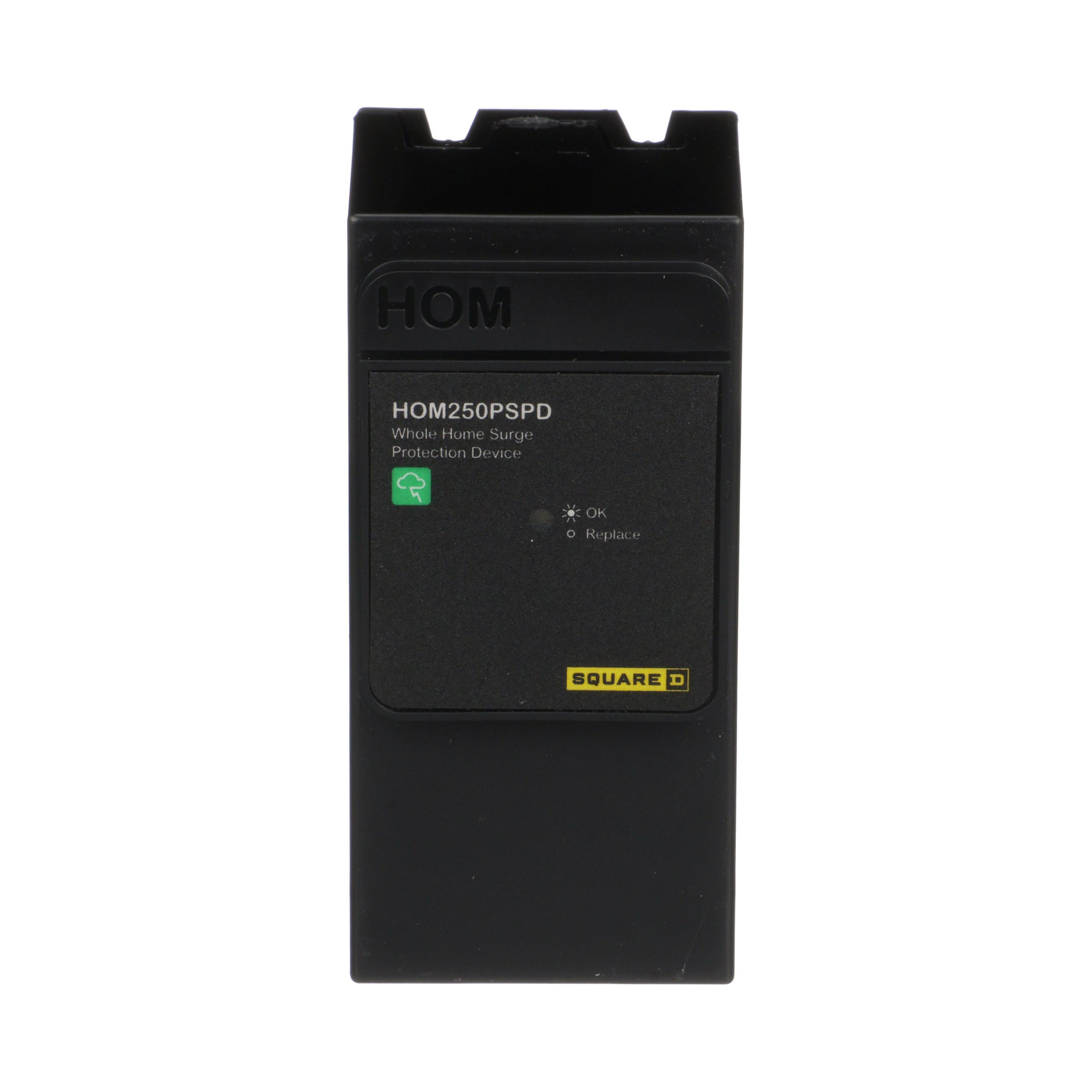 HOM250PSPD - Surge protection device, Homeline, whole home, 50kA, 120/240 VAC, 1 phase, 3 wire, SPD type 1