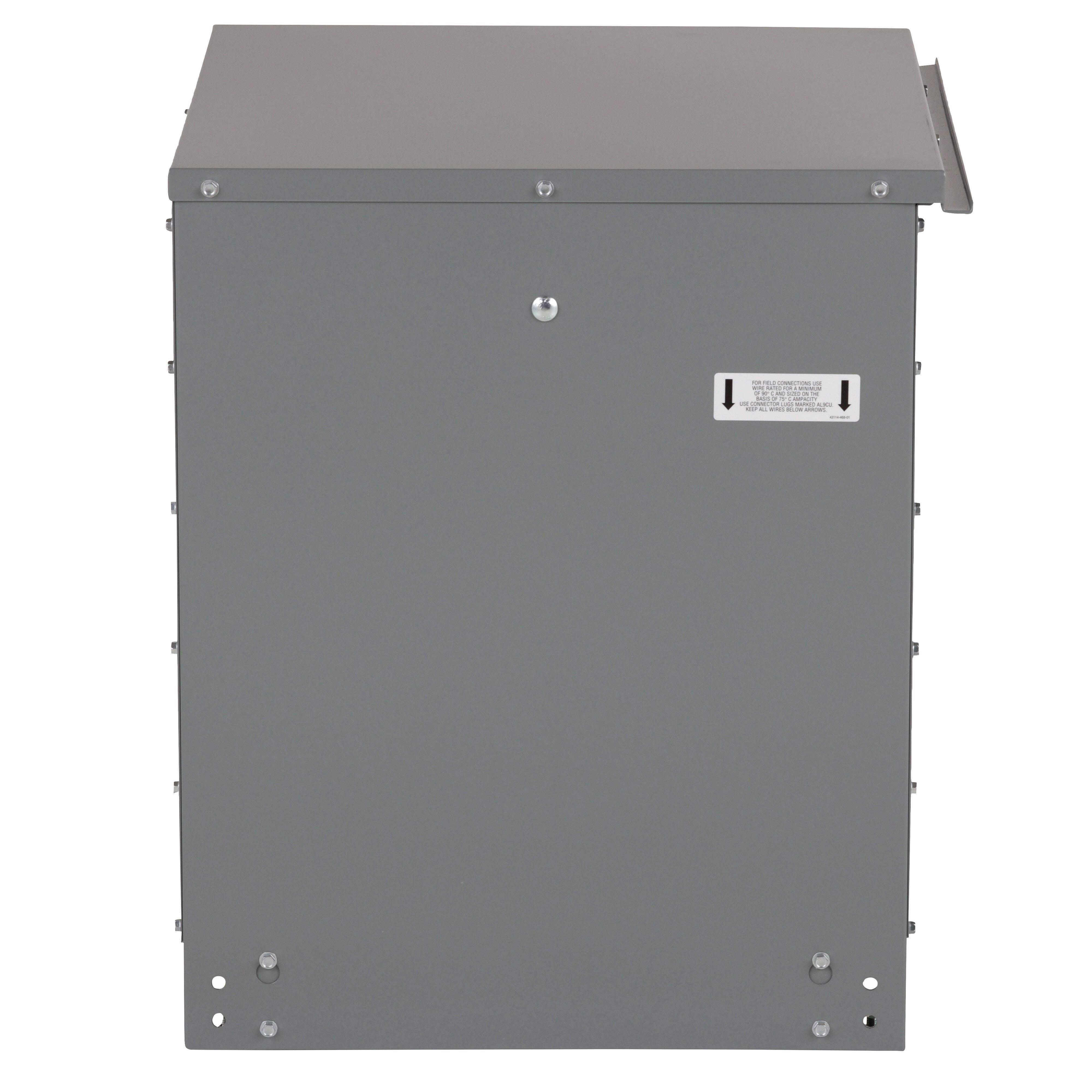 Picture of EXN30T3H - Transformer, dry type, DOE 2016, 30kVA, 3 phase, 480V delta primary, 208Y/120V secondary, 18M, 150C rise