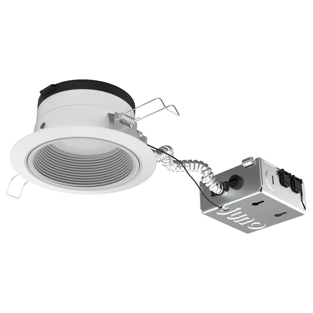 JPDZ4 DB ALO10 SWW5WD 90CRI 12 - Juno Lighting JPDZ4 4" Canless Downlight