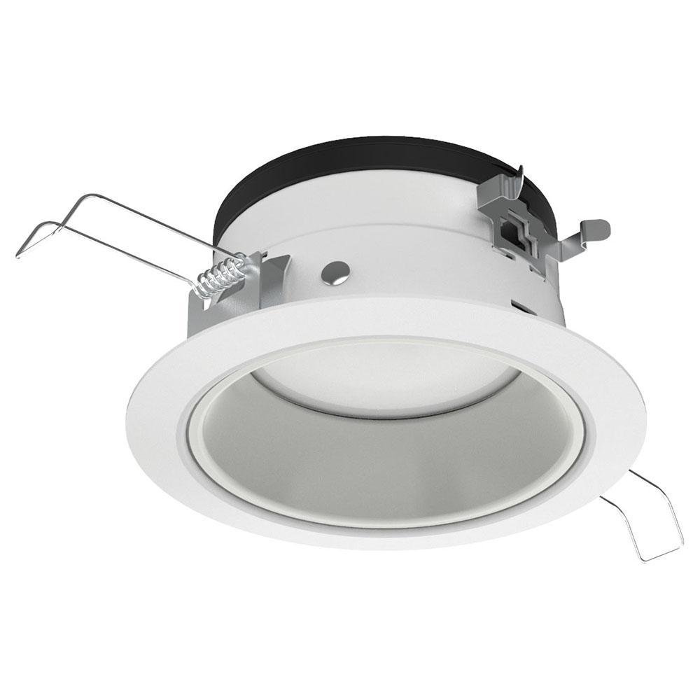 JPDZ4 DC ALO10 SWW5WD 90CRI 120 FRPC WWH M6 - Juno Lighting 4" Podz™ Series Canless Downlights