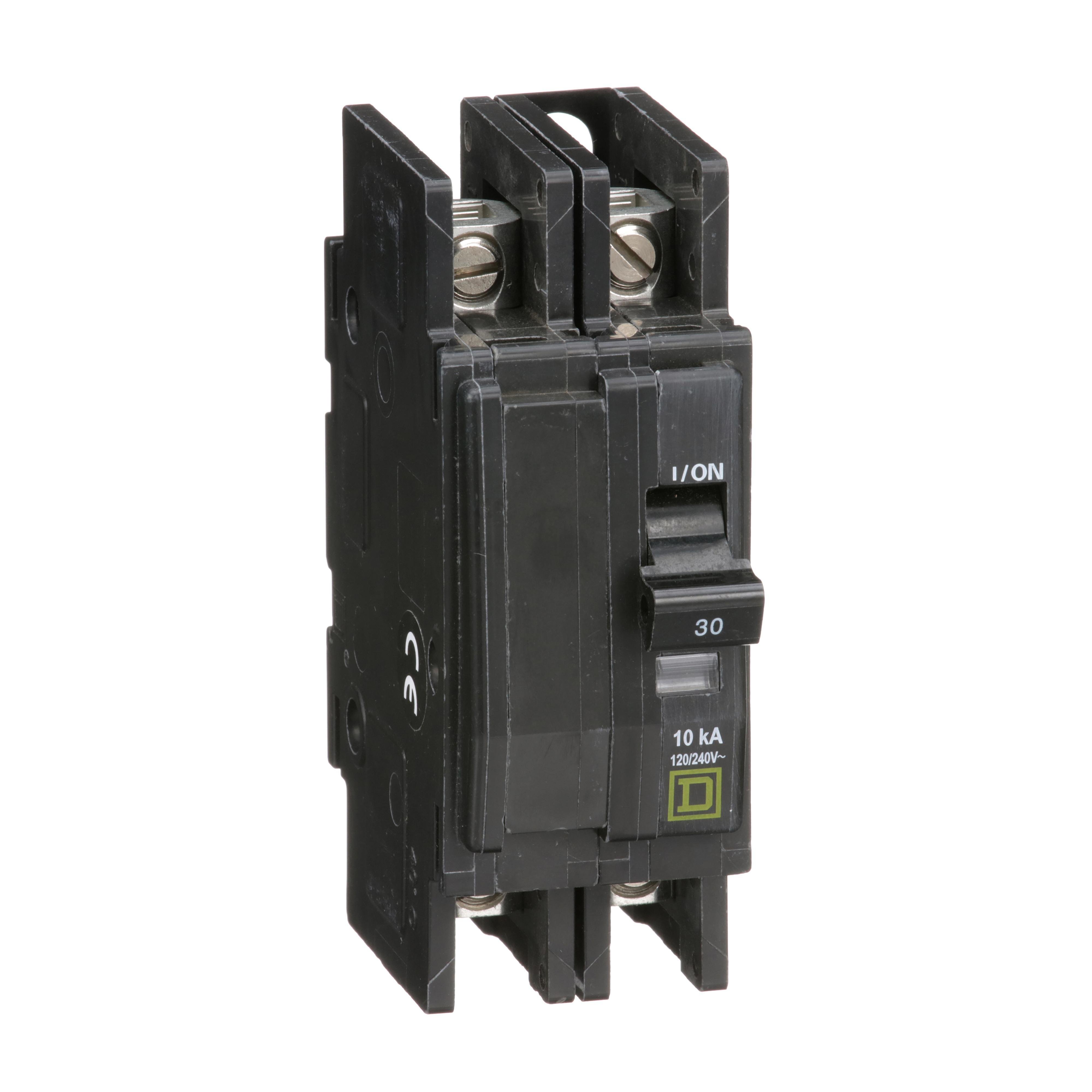 QOU230 - Mini circuit breaker, QOU, 30A, 2 pole, 120/240VAC, 10kA