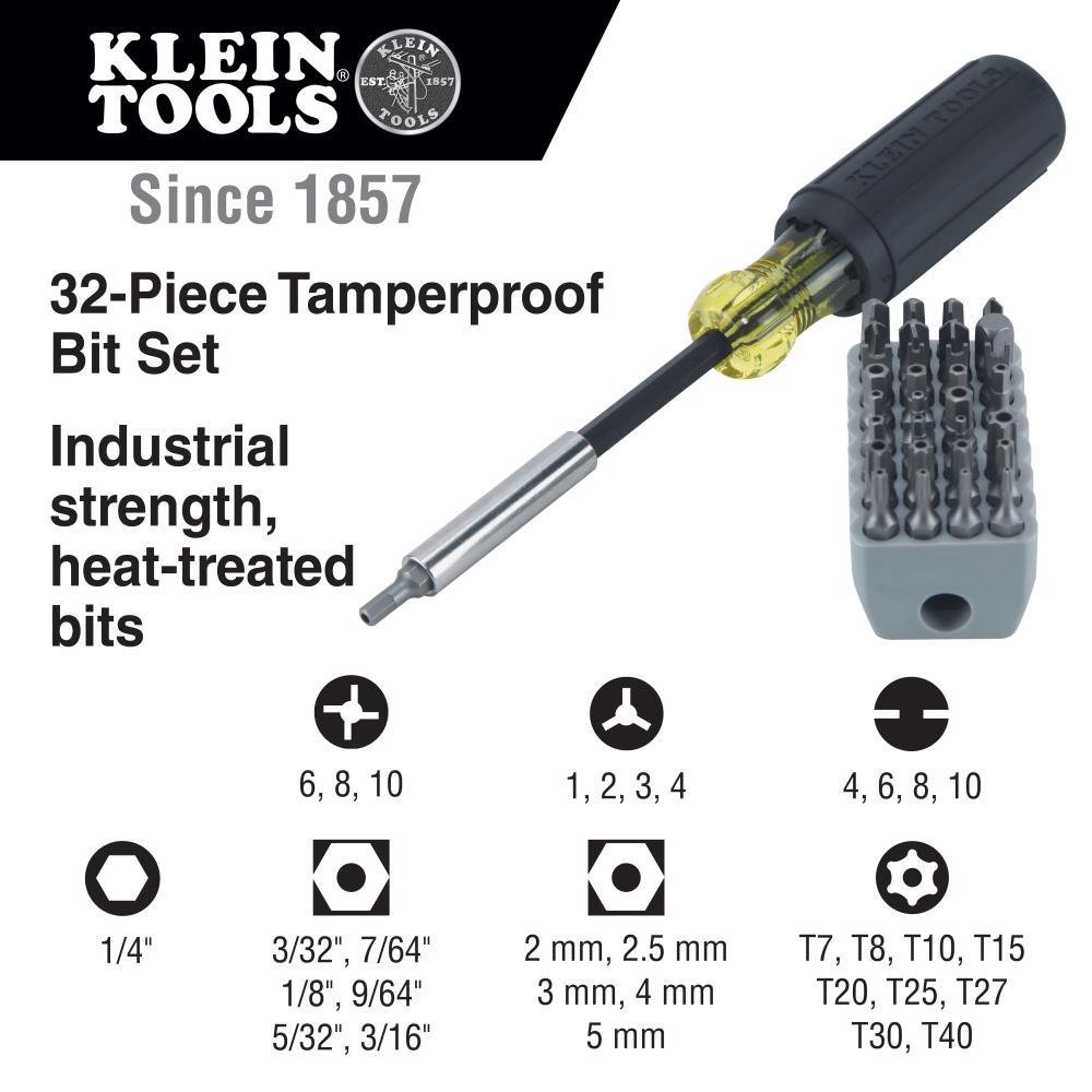 Picture of 32510 - Magnetic Screwdriver with 32 Tamperproof Bits