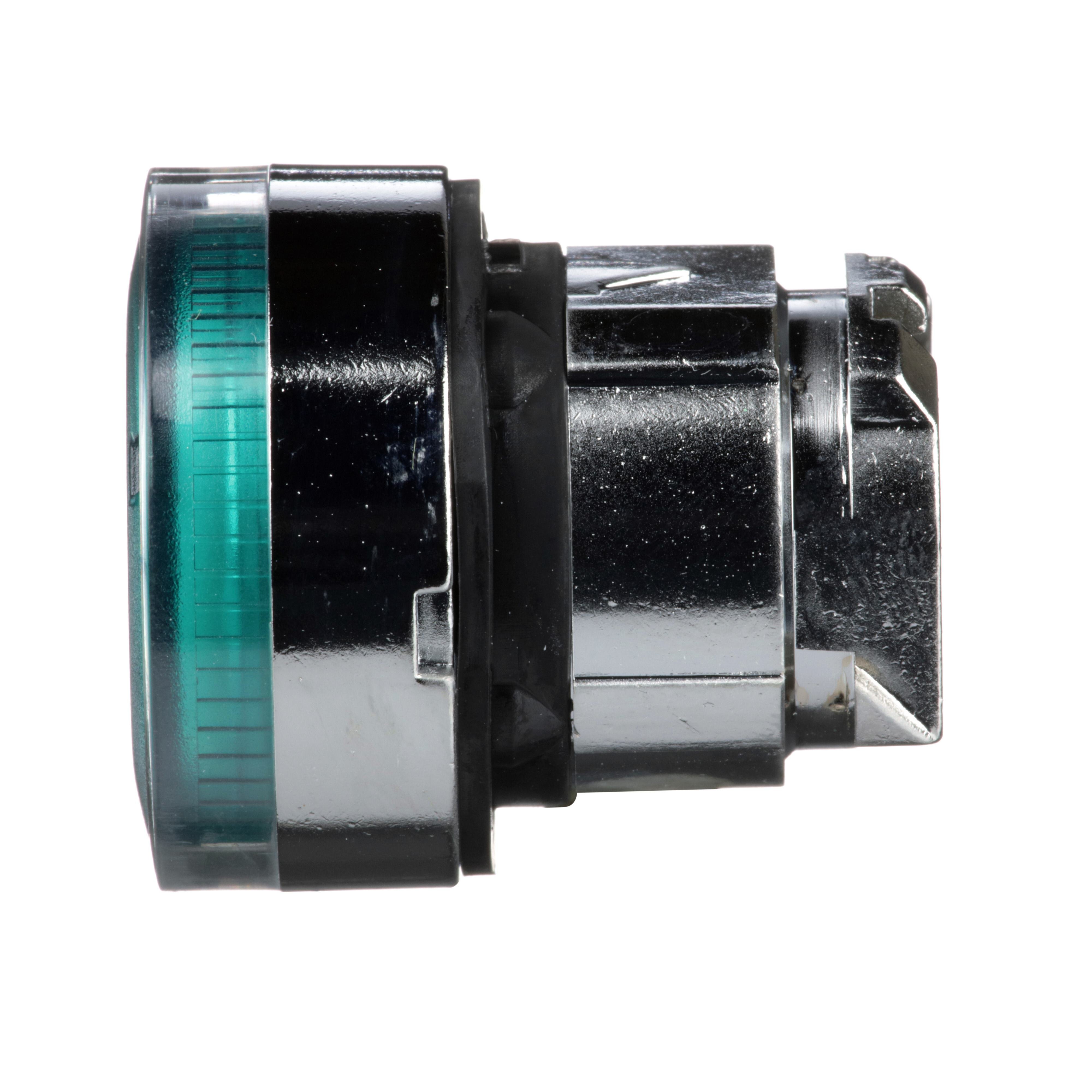 Picture of ZB4BW33 - Harmony, 22mm Push Button, illuminated pushbutton head, flush, spring return, green, for BA9s bulb