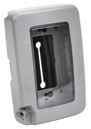 WP7000G-BB10 - Low-Profile Extra-Duty Plastic In-Use Weatherproof Cover, Single-Gang, Vrt/Hrz, Gray