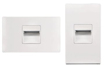 LSD-3K-WH - Lotus LED Lights Step Light White 120V 2.5W Non-Dimmable 3000K 125Lm Horizontal Or Vertical Installation Wet Locations 90 CRI (LSD-3K-WH)