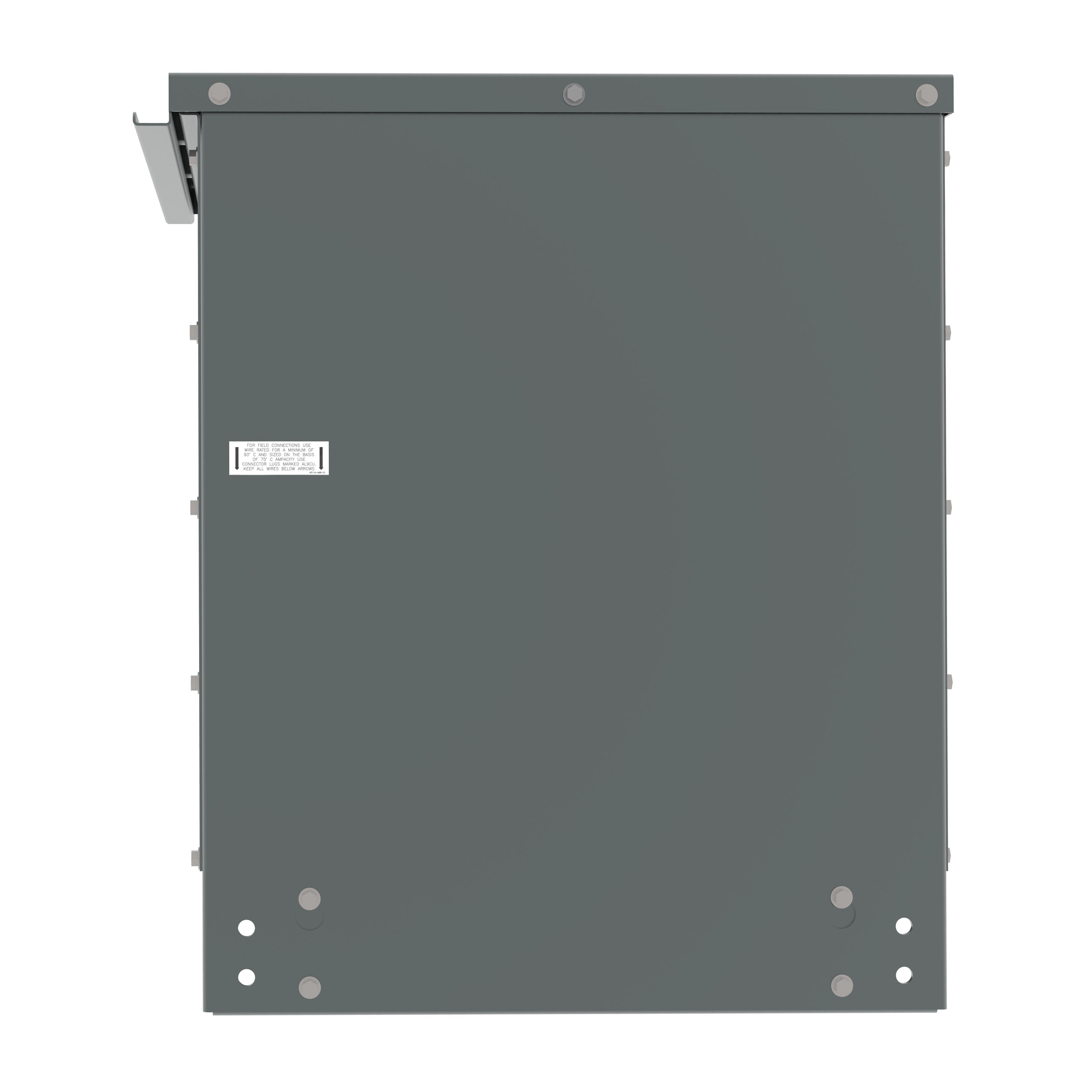 Picture of EXN15T3HFCU - Transformer, dry type, DOE 2016, 15kVA, 3 phase, 480V delta primary, 208Y/120V secondary, 17M, 115C rise, Cu