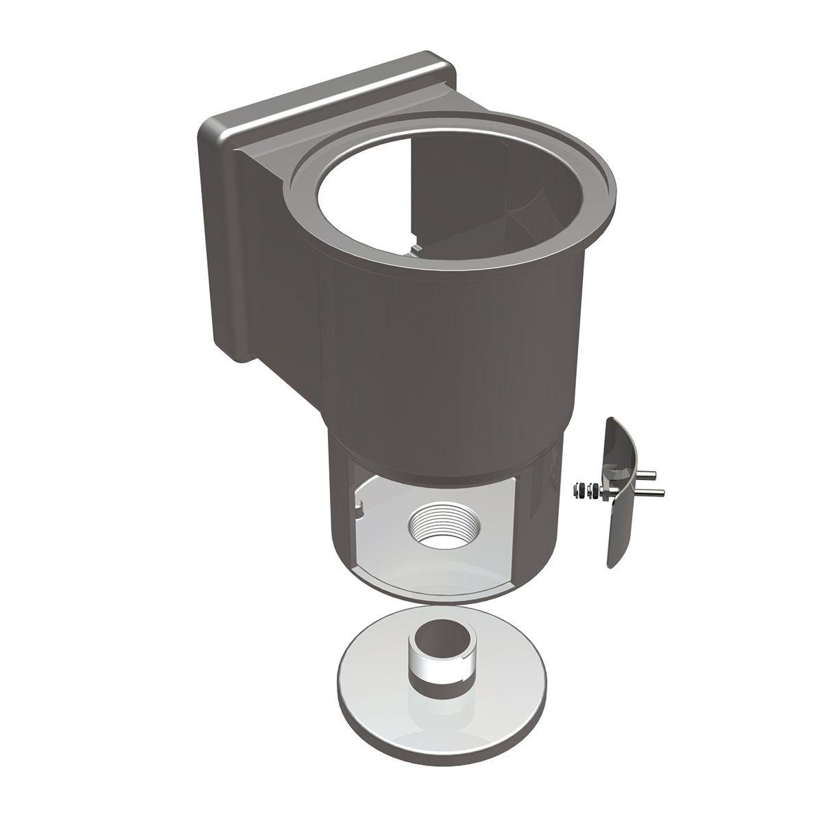 BWB680AG - Pool Water Bonding Kit, Above Ground; 3/16" Stud, includes: 1 bonding plate (stainless steel), 1 connector, 1 rubber sealing washer, 2 flat washers, 2 lock washers