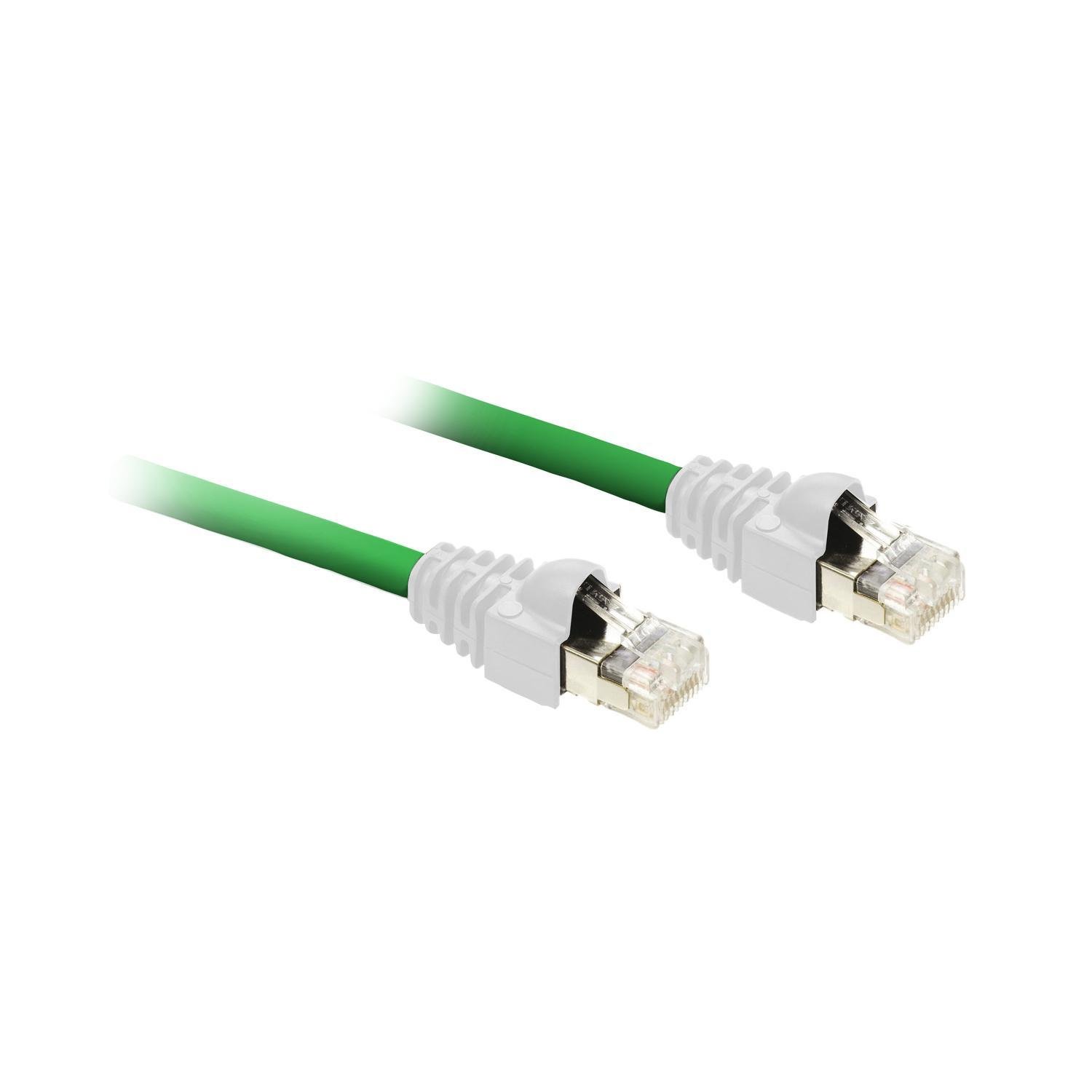 Picture of 490NTW00002U - Ethernet ConneXium shielded twisted pair straight cord-2m-2connectorsRJ45-UL/CSA