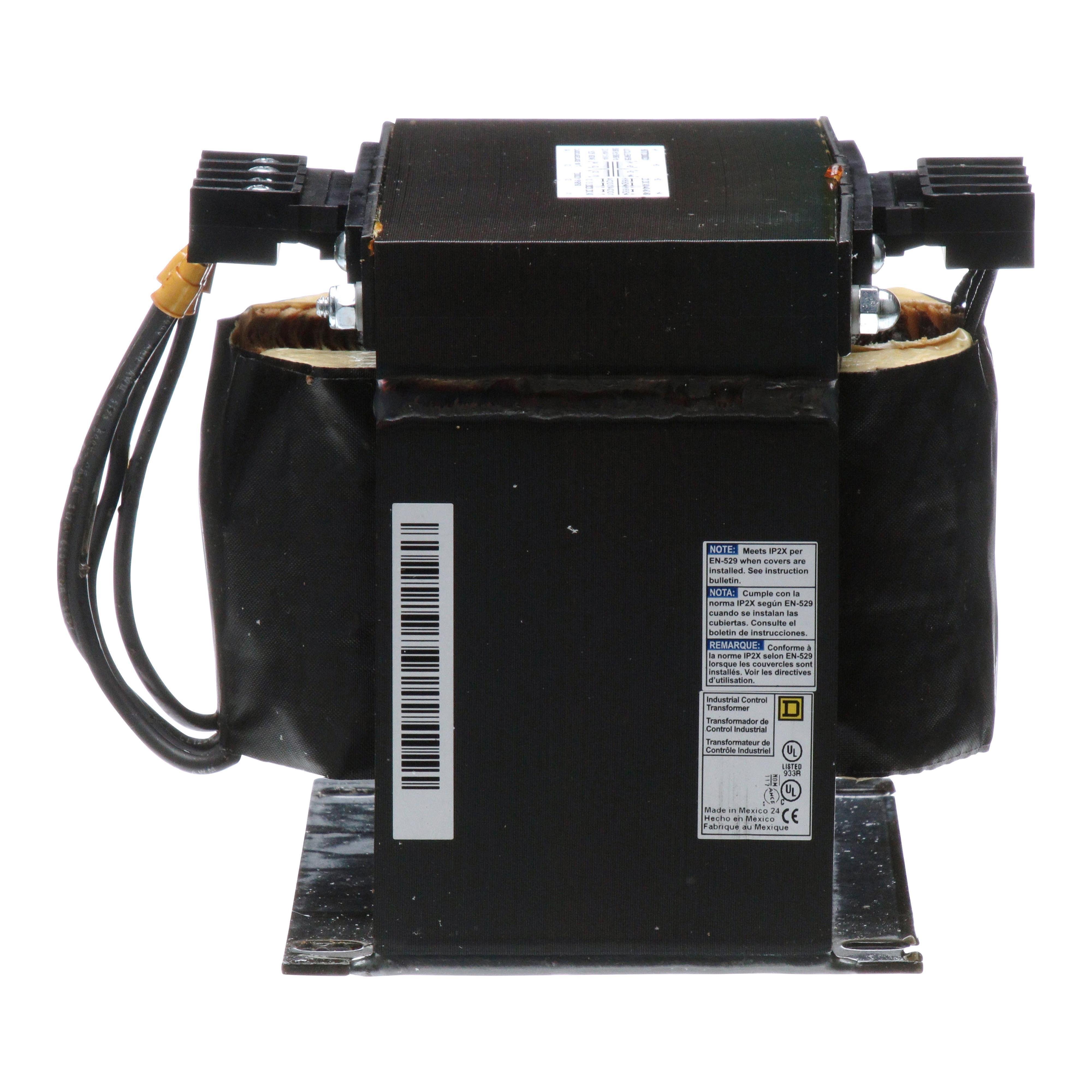 9070T2000D31 - Transformer, Type T, industrial control, 2000VA, 1 phase, 240x480V primary, 120/240V secondary, 115C rise
