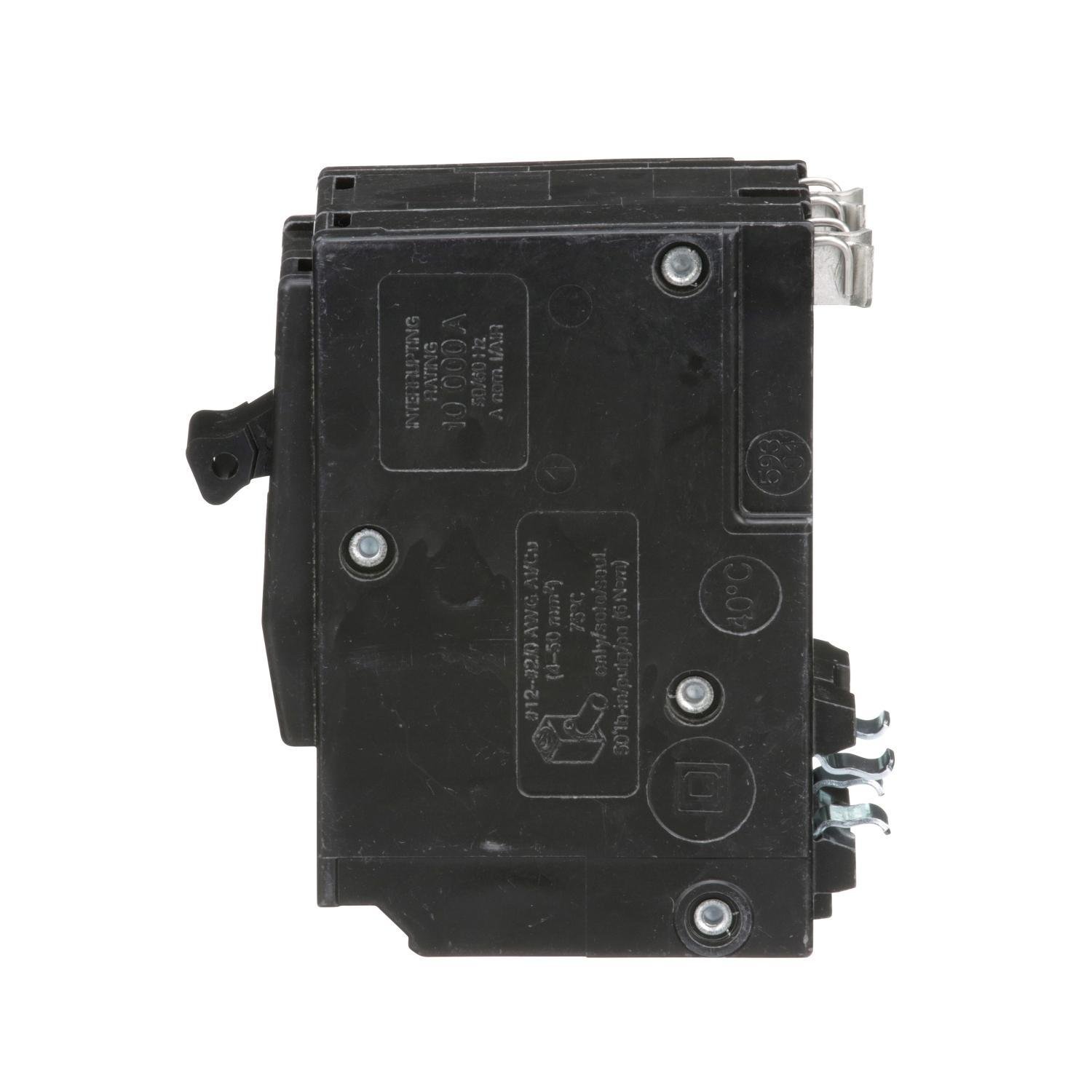 Picture of QO280 - Mini circuit breaker, QO, 80A, 2 pole, 120/240VAC, 10kA, plug in