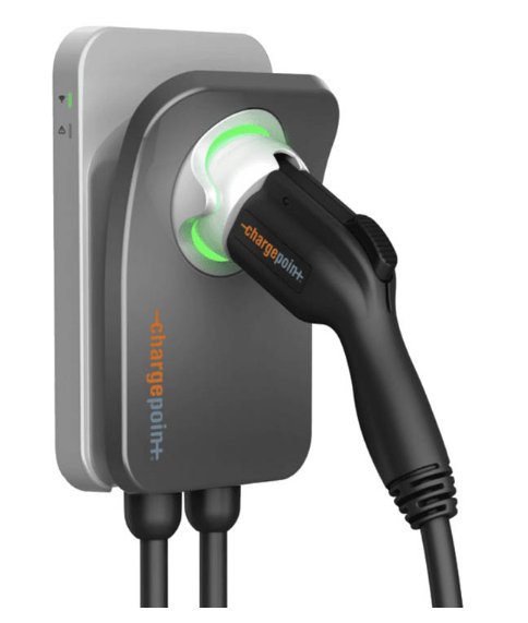 CHARGEPOINT CPH50-HARDWIRE-L23-K, 23' Single Port Wall Mount Type 1 Hardwired EV Charger