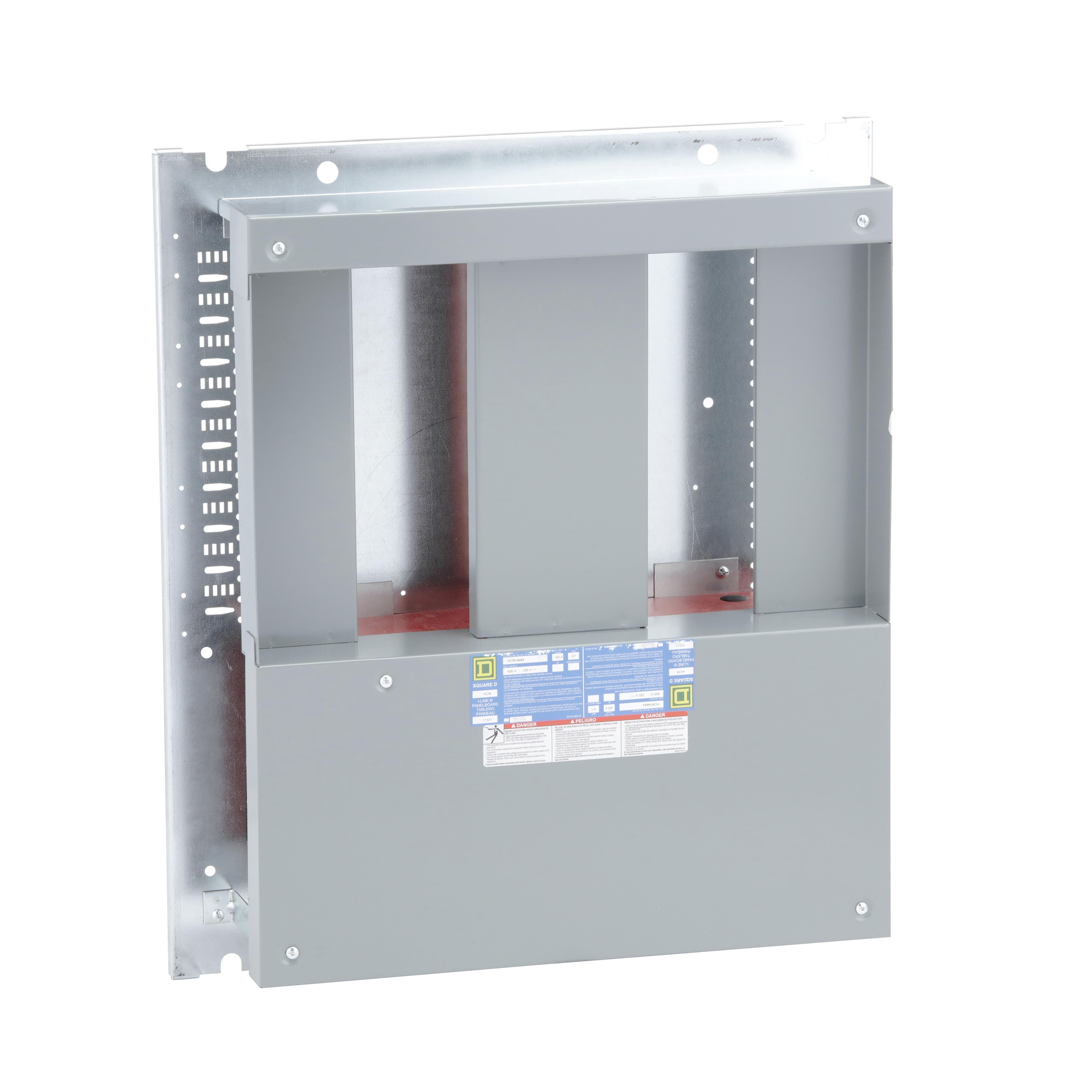 Picture of HCJ14484CU - Interior, I-Line Panelboard, HCJ, 400A, main lugs, 27in CB space, for 32in W x 48in H x 9.5in D box, Cu bus