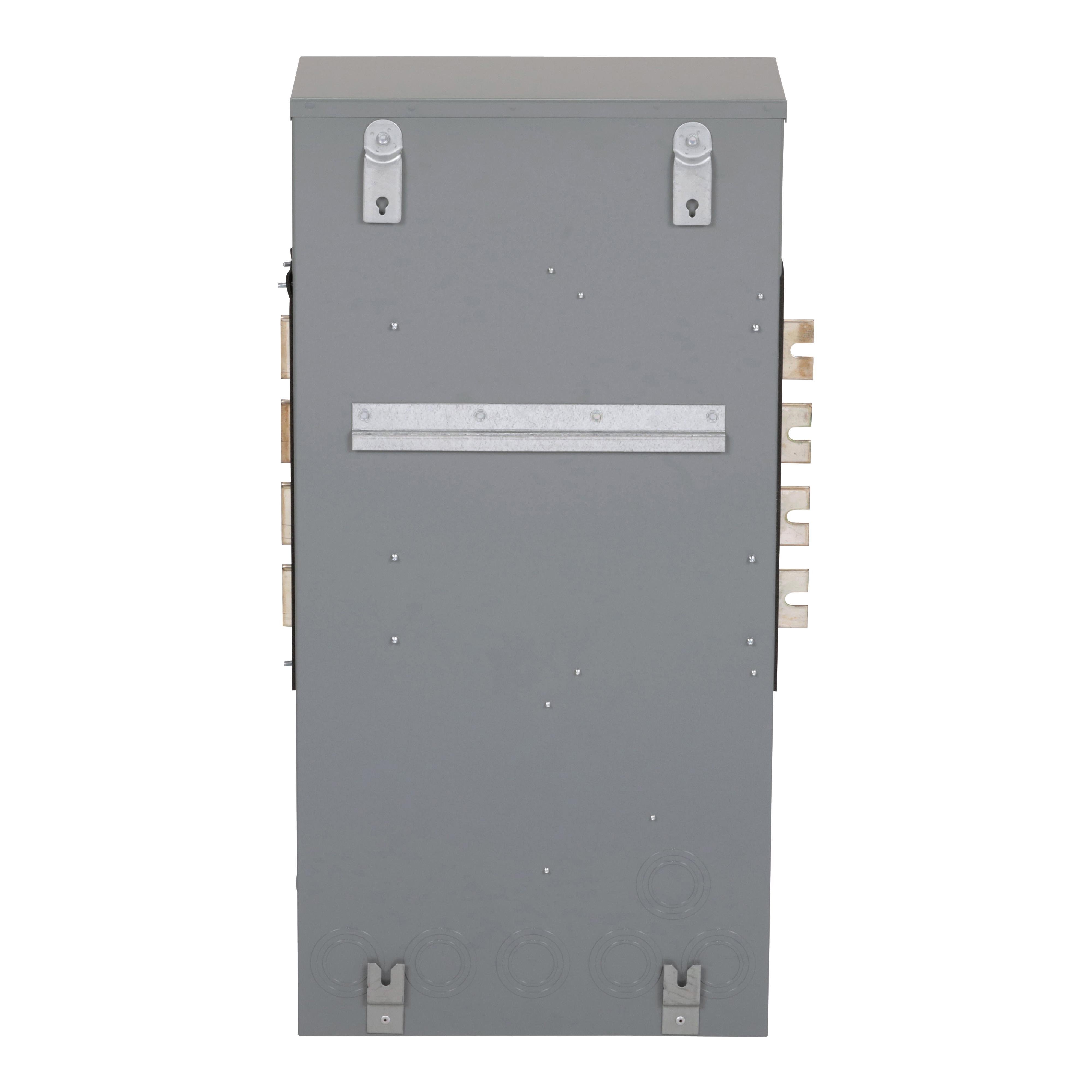 Picture of EZML312225 - Branch unit, EZ Meter-Pak, 225A, 2 x 5 jaw sockets, 208Y/120VAC, lever bypass, ringless, 1200A Al/Cu busbar