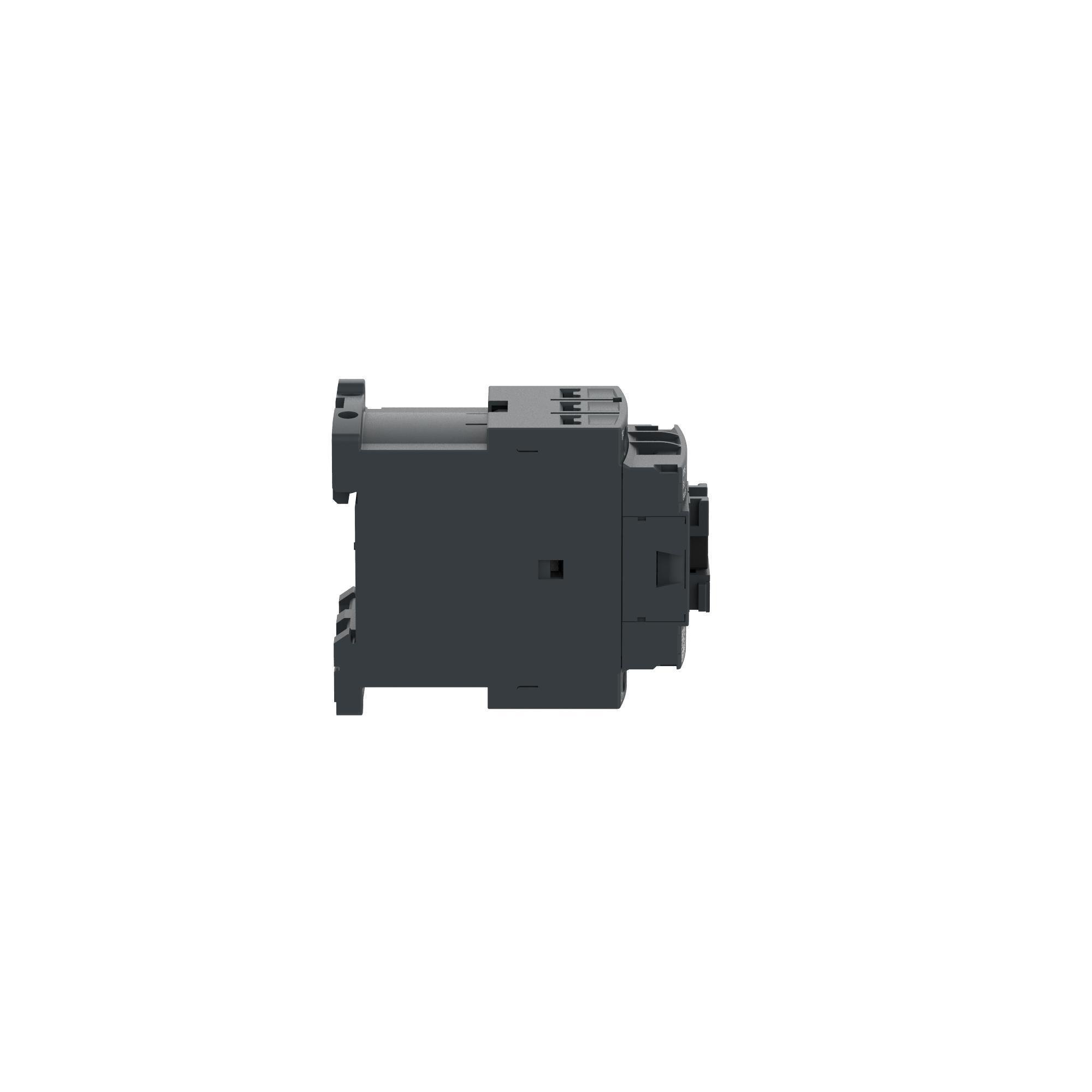 Picture of DPE09BL - IEC contactor,Easy TeSys DPE,nonreversing,9A,3P,3HP at 480V AC,24V DC coil