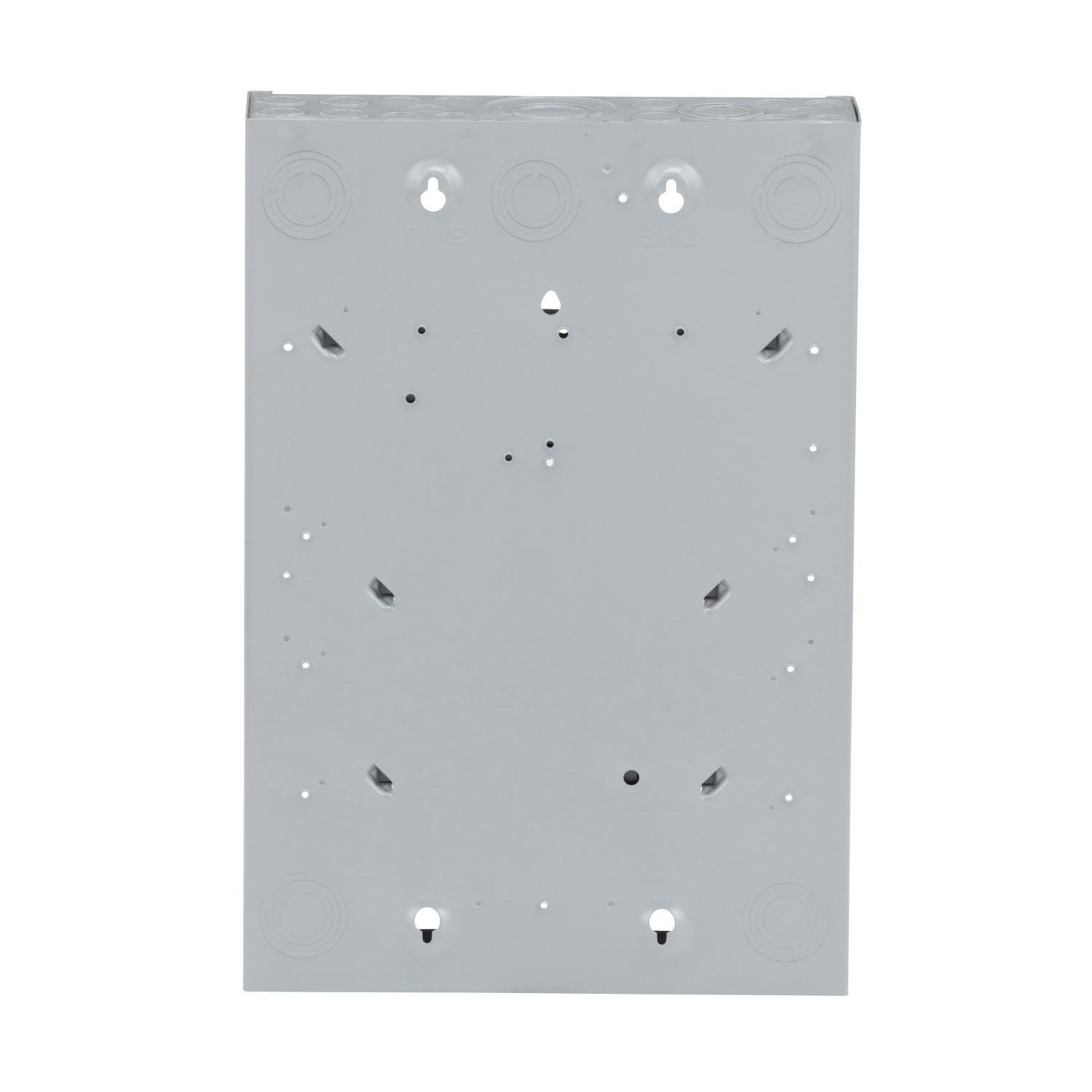 Picture of QO124M100P - Load center, QO, 1 phase, 24 spaces, 34 circuits, 100A convertible main breaker, PoN, NEMA1