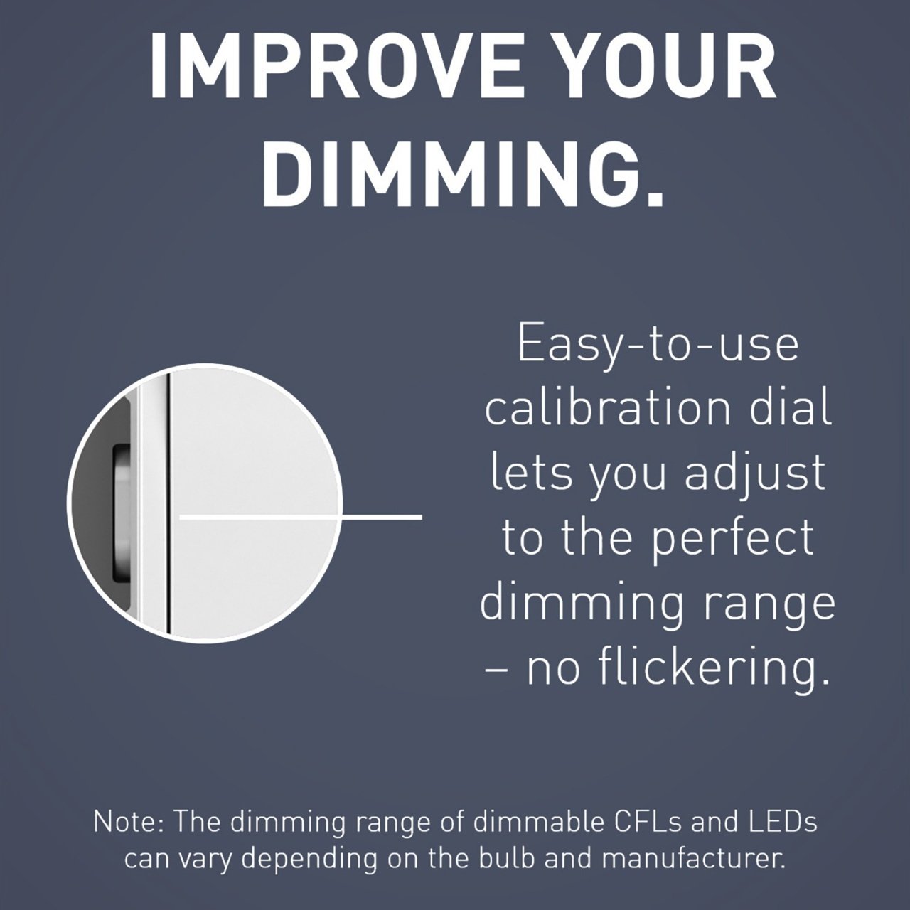 Picture of RH4FBL3-PW - LED Dimmer, White