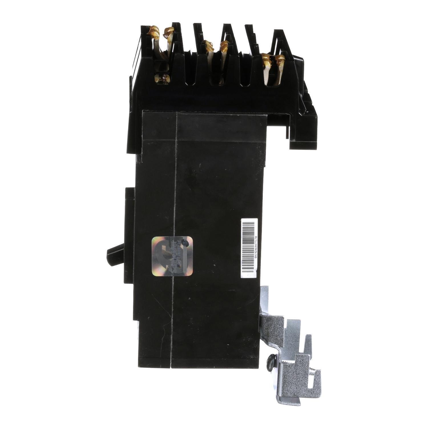 Picture of QBA32125 - Circuit breaker, PowerPacT Q, 125A, 3 pole, 240VAC, 10kA, I-Line, thermal magnetic, 80%, ABC