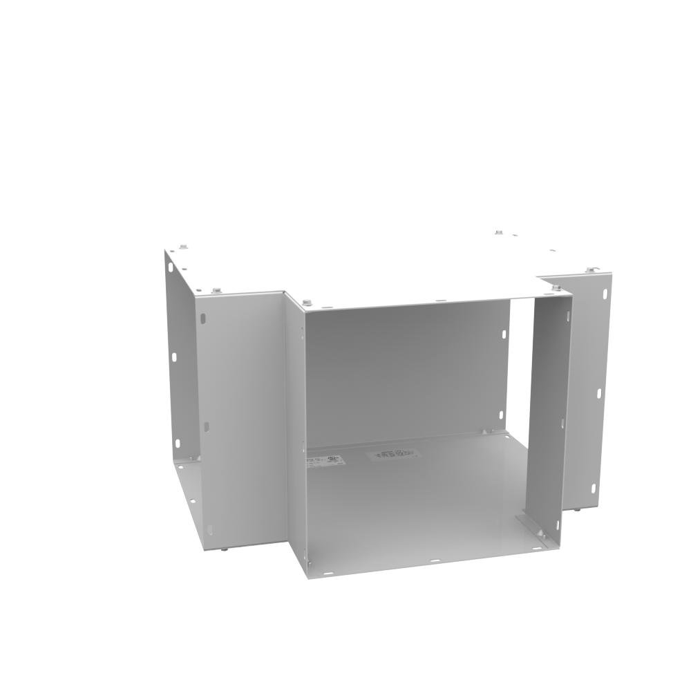 1212GT - Wireway Tee Type 1 12x12 Screw Cover ANSI 61 Gray Steel