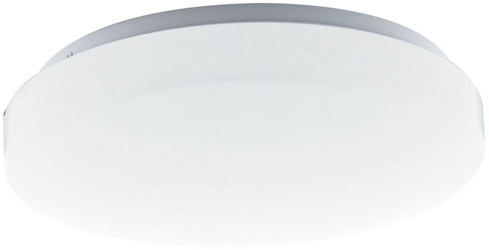 62-1211 - 11 inch, Acrylic Round, Flush Mounted, LED Light Fixture, CCT Selectable with Microwave Sensor , White Finish, 120V
