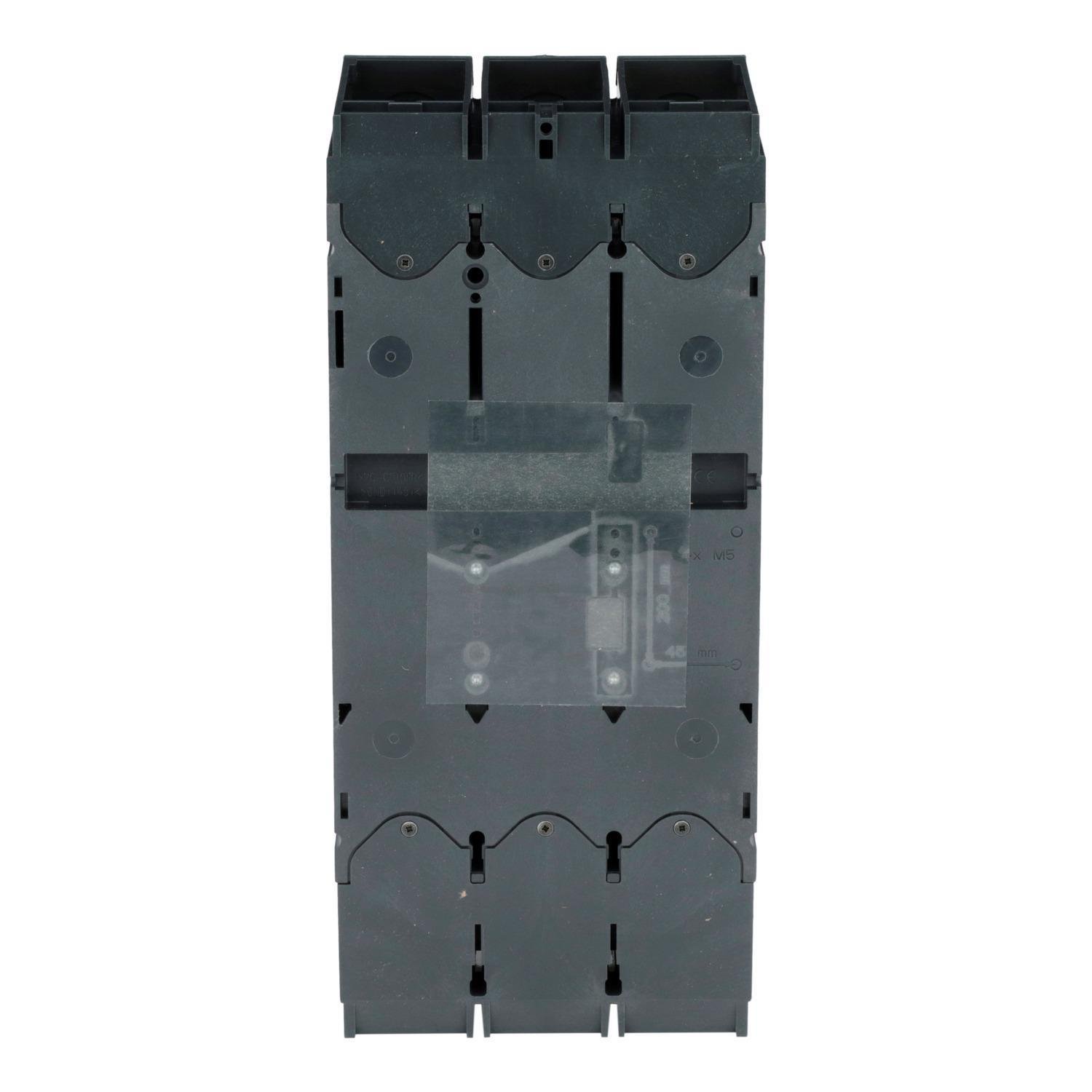 Picture of LGP36600U31X - Circuit breaker, PowerPacT L, 600A, 3 pole, 600VAC, 18kA, lugs, MicroLogic 3.3, 80%