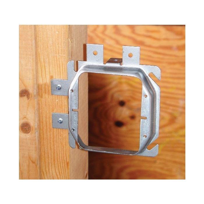 Picture of SLR-258 - Four Square Raised 2-Gang Prefab Box Mount Ring, 5/8" Drywall, 50 Pak
