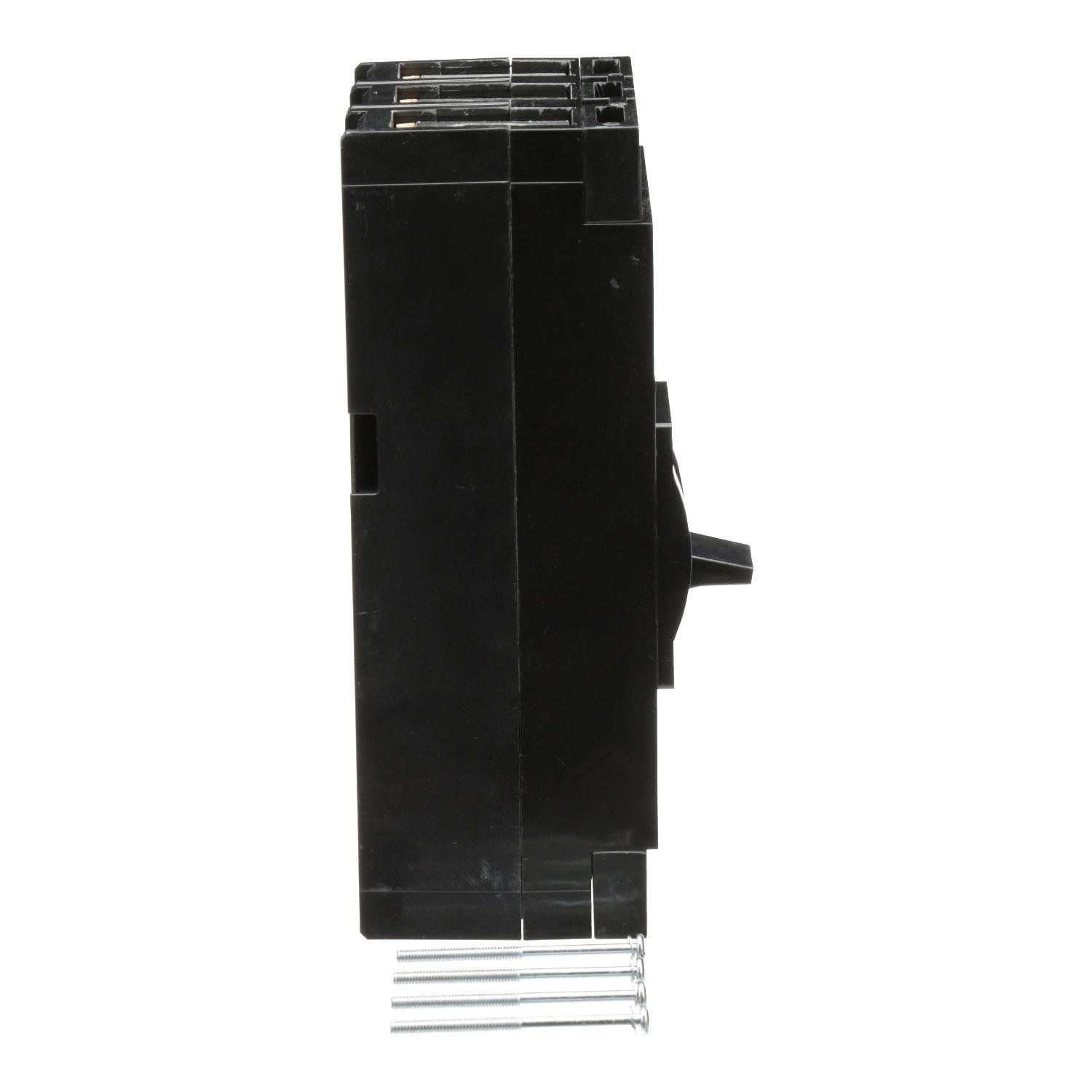 Picture of LAL36350MB - Circuit breaker, LA, 350A, 3 pole, 600VAC, 22kA, 250VDC, 10kA, lugs, thermal magnetic, short handle