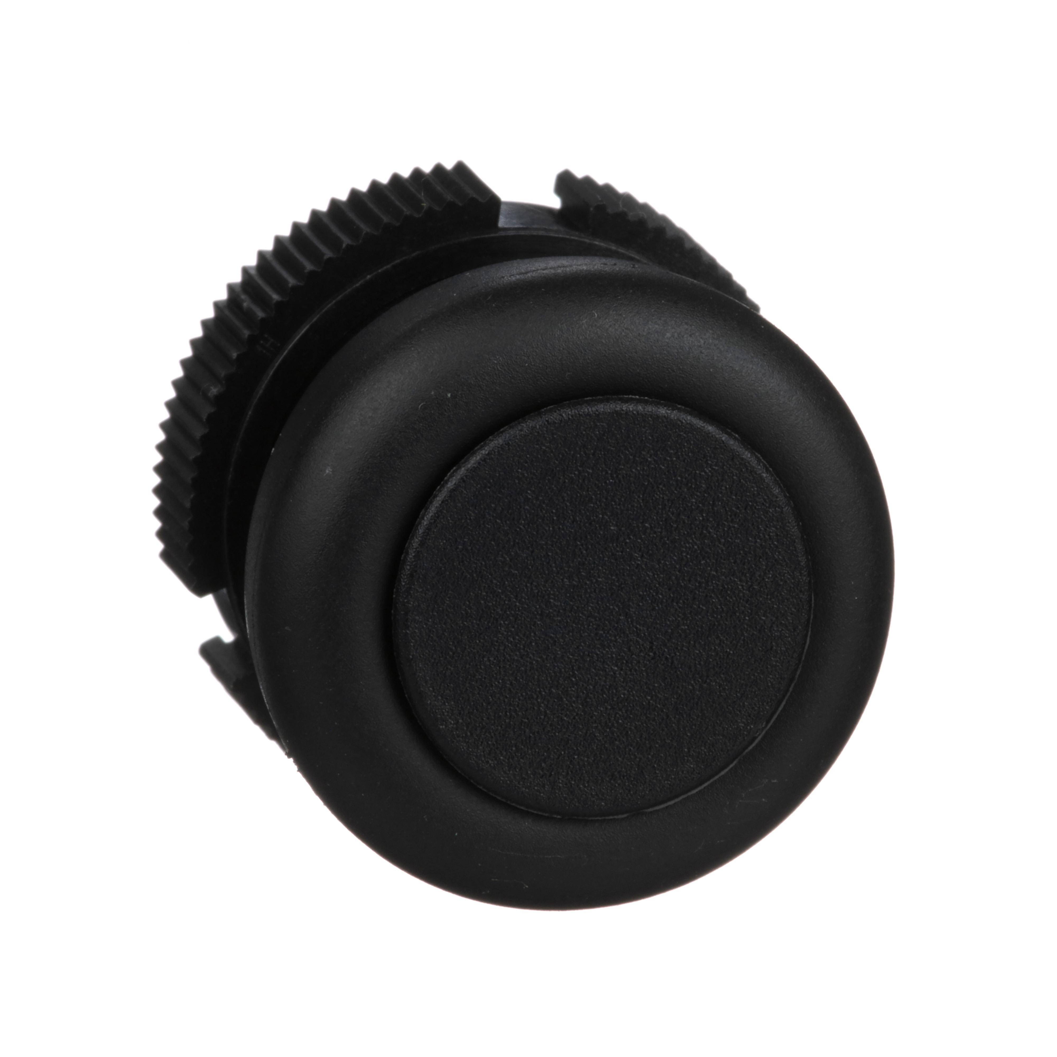 Picture of XACA9412 - Harmony, round head for push button, spring return, black, booted