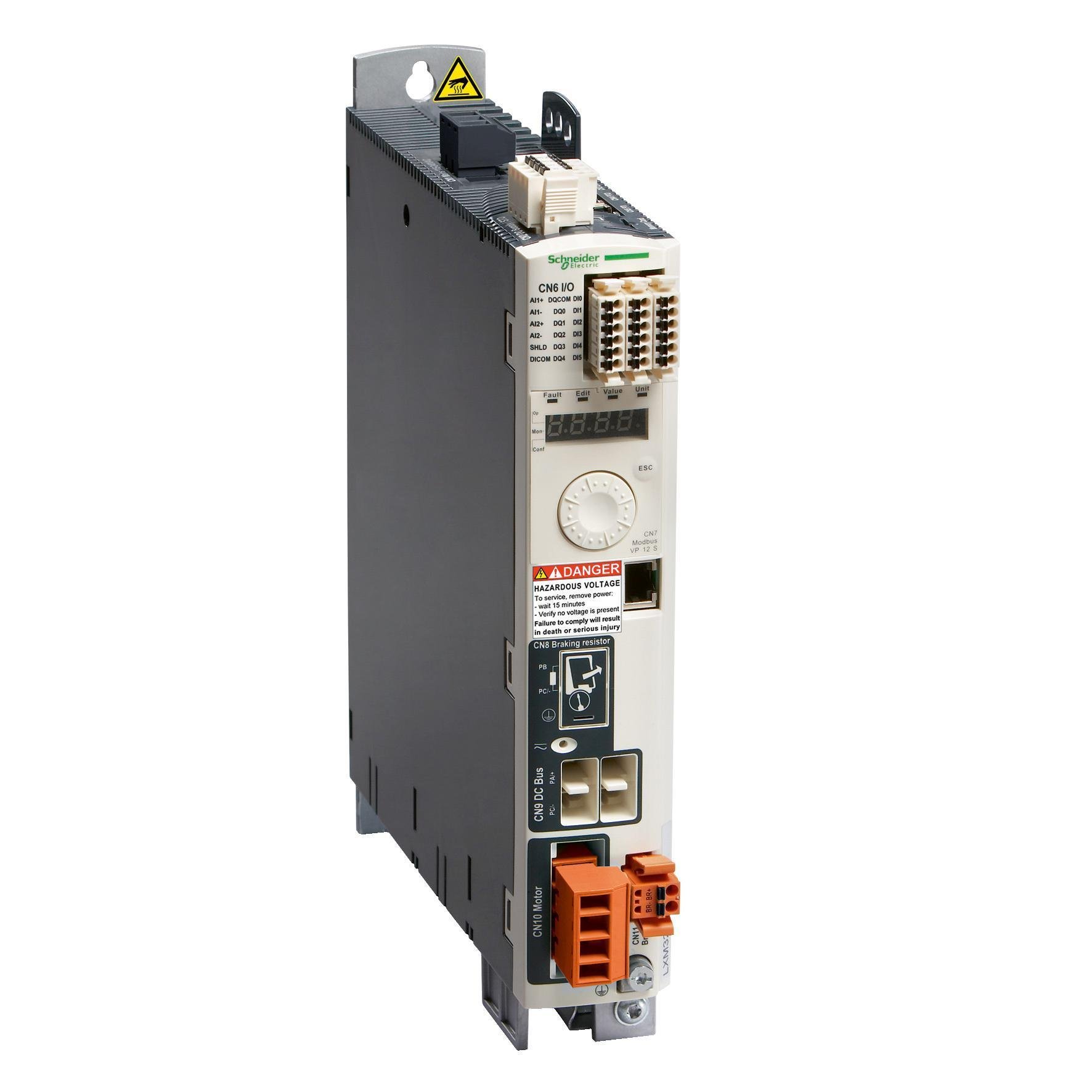 LXM32CD18M2 - motion servo drive, Lexium 32, 18A, single phase, supply voltage 115 to 230V, 0.5 to 1kW, modbus