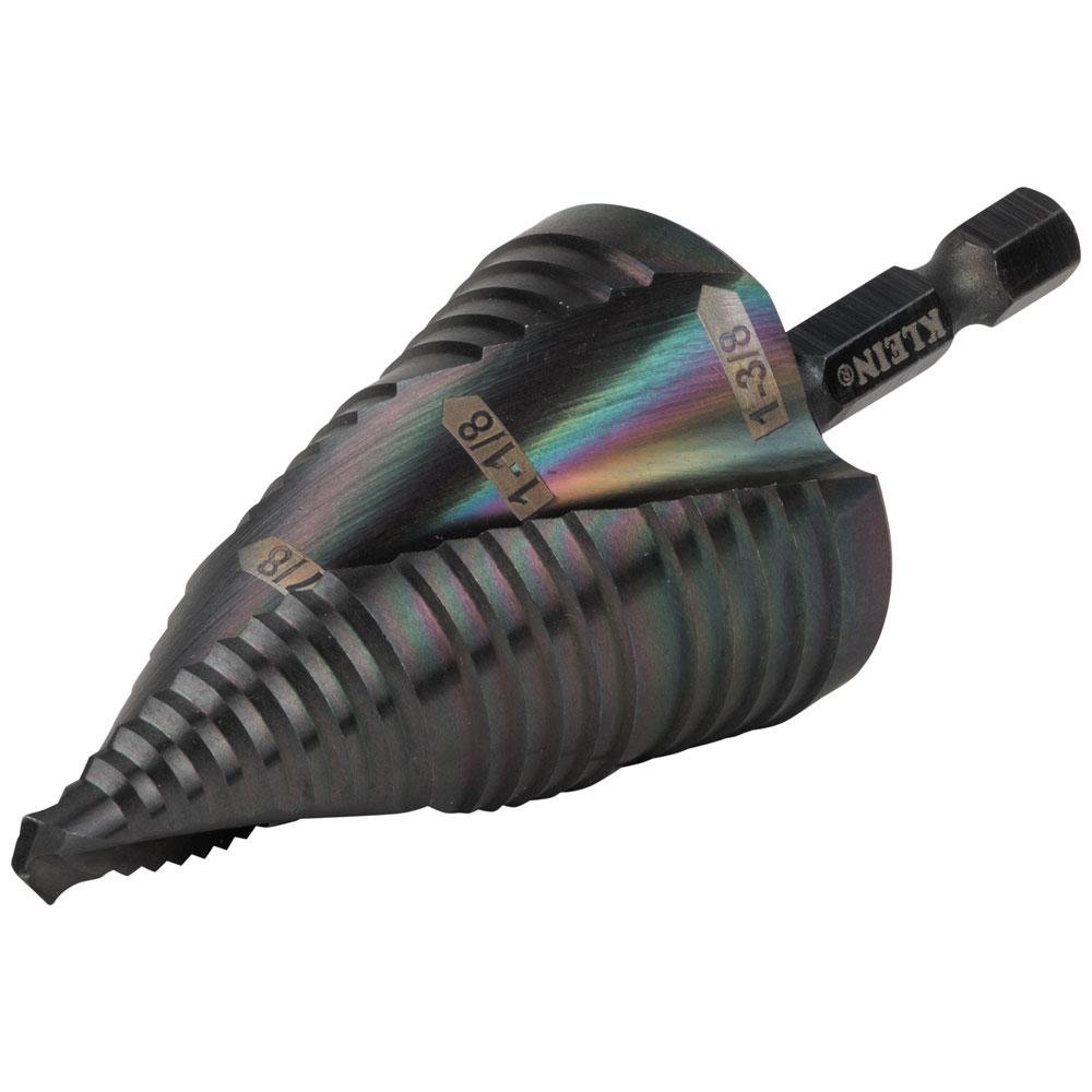 Picture of QRST15 - Step Drill Bit, Quick Release, Double Spiral Flute, 7/8 to 1-3/8-Inch