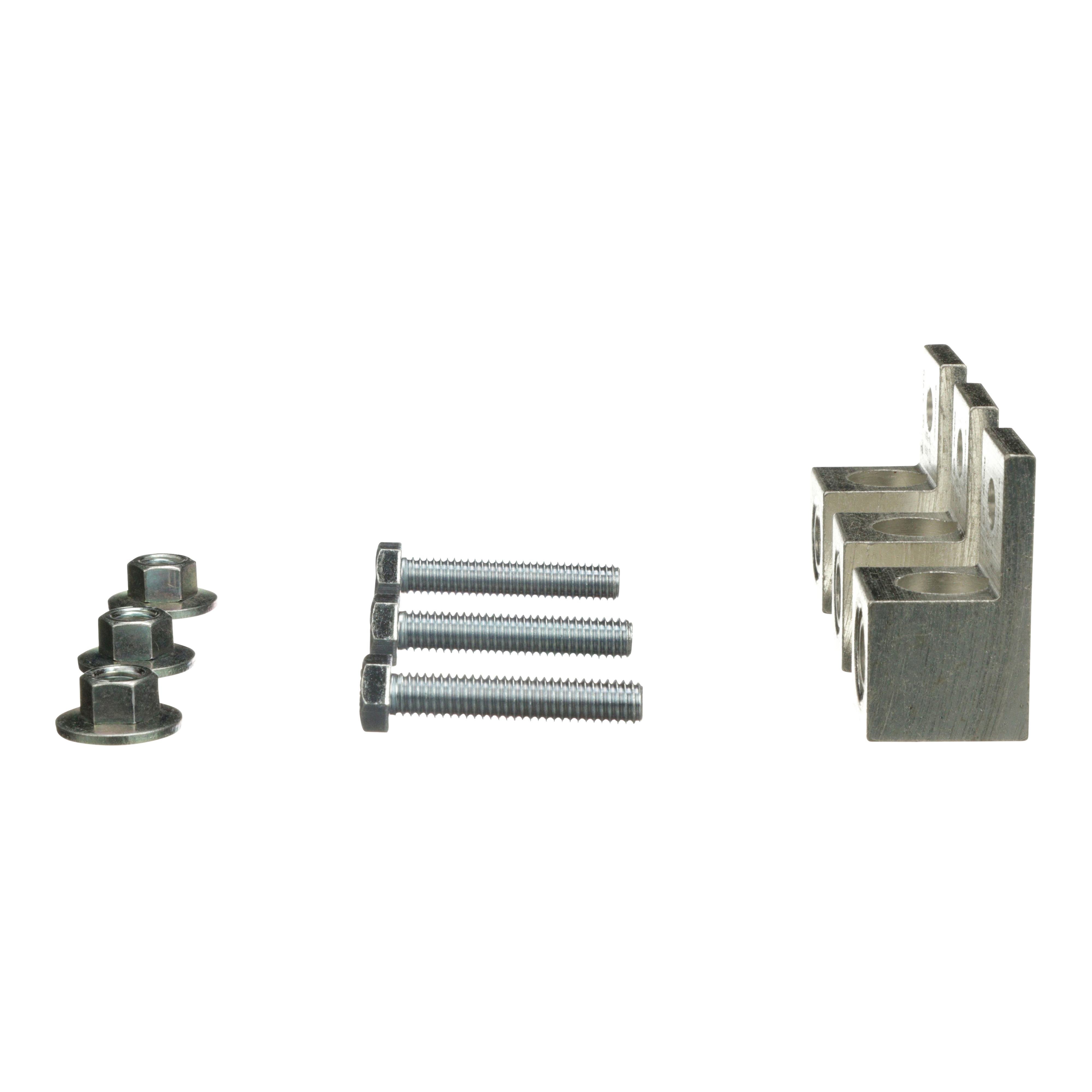 Picture of DASKP250 - Transformer accessory, lug kit, mechanical, 250A, 350kcmil to 6 AWG, qty 3