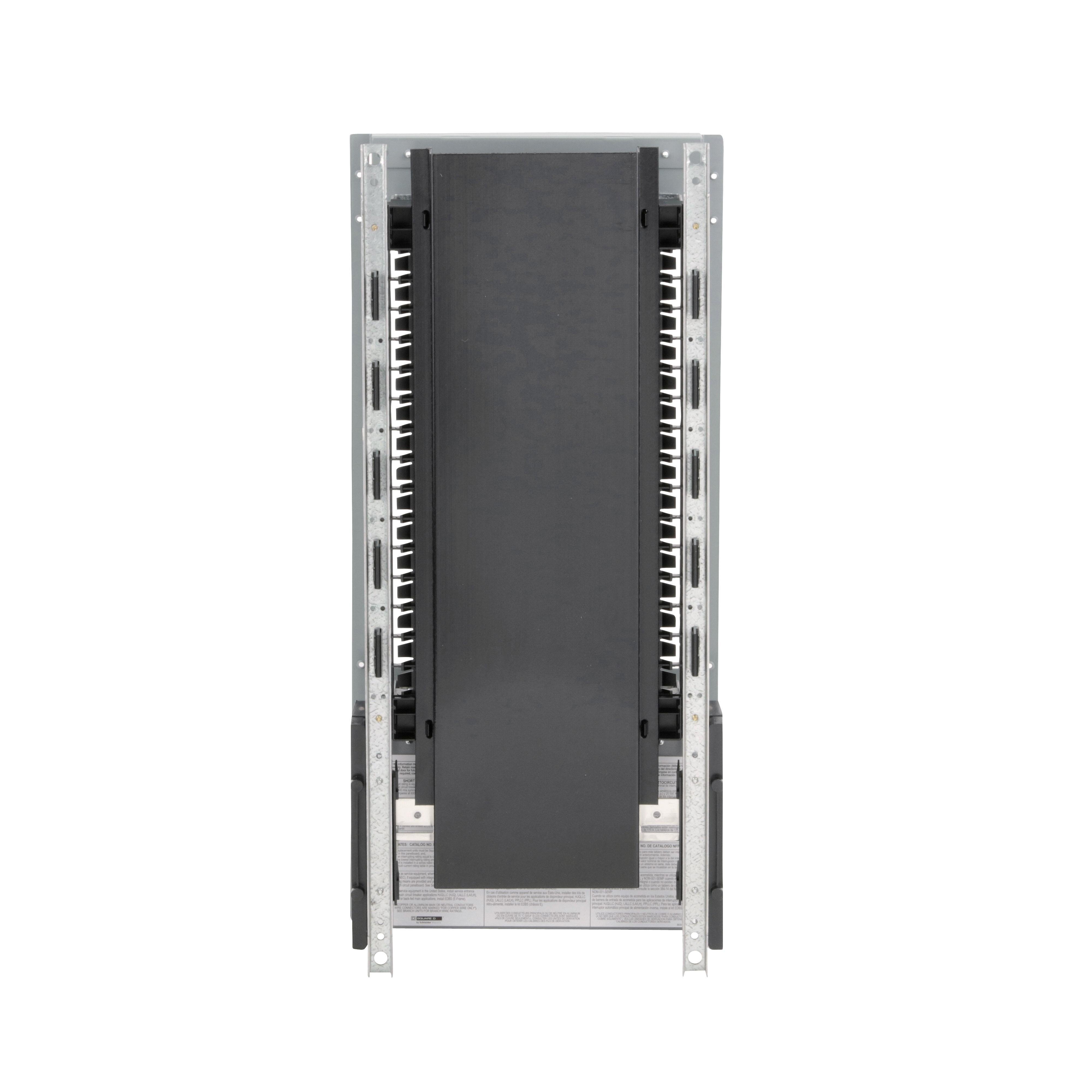 Picture of NF430L2C - Panelboard interior, NF, main lugs, 250A, Cu bus, Al neutral assembly, 30 pole spaces, 3 phase, 4 wire, 600Y/347VAC max