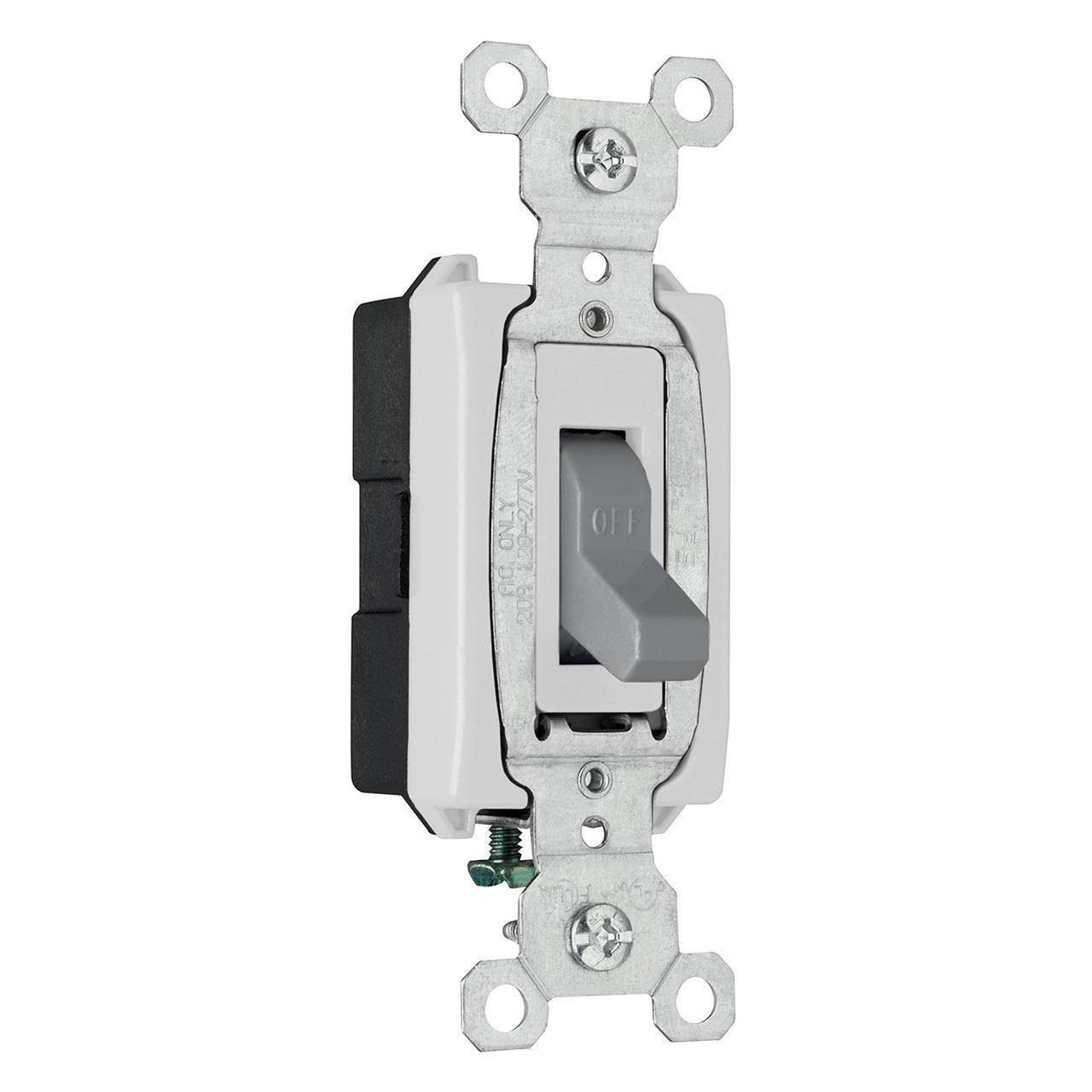 CSB20AC1-GRY - Hard Use Specification Grade Switch, Gray