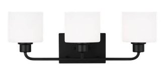 4428803-112 - Canfield 3 Light 23 inch Midnight Black Wall Bath Fixture Wall Light