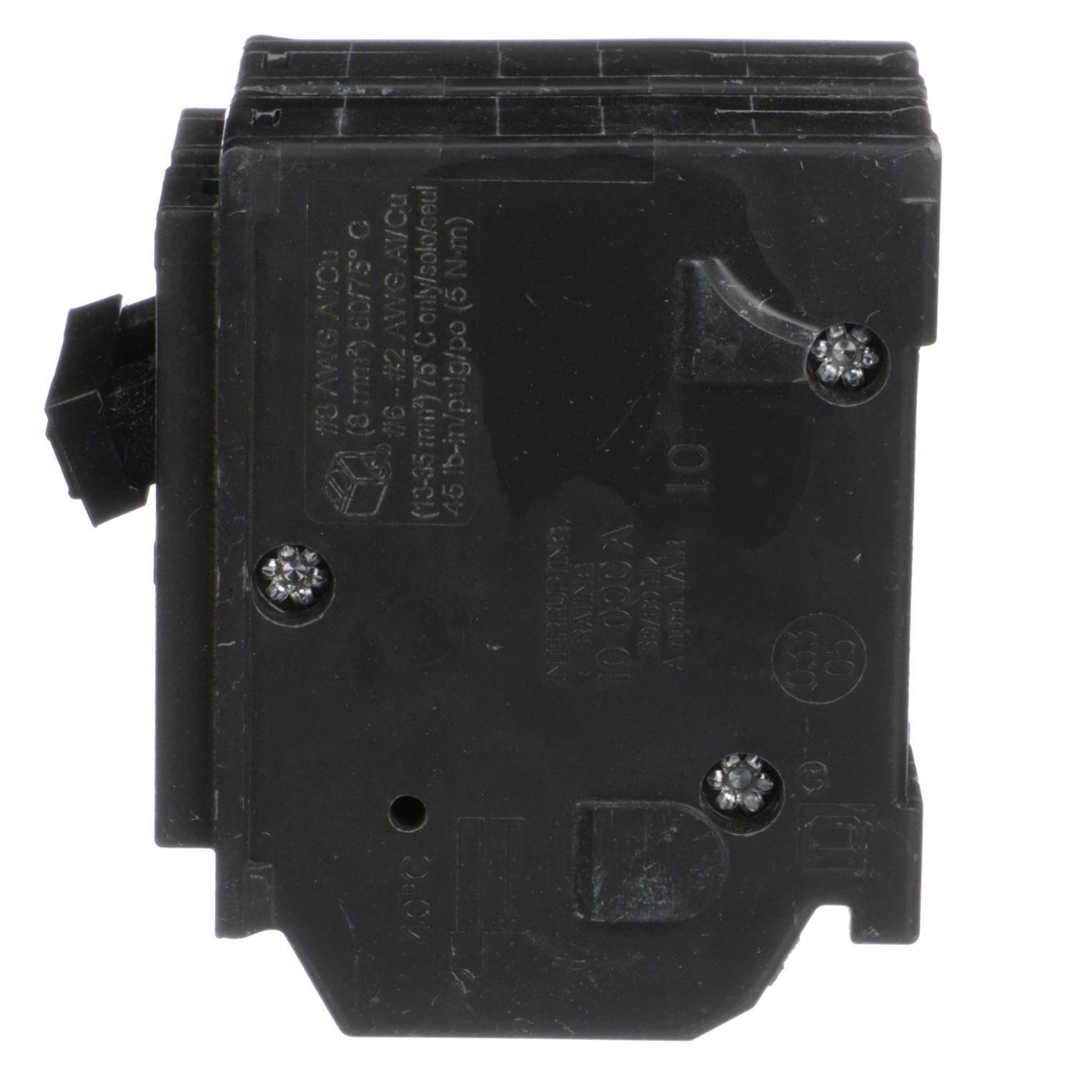 Picture of HOM2255219 - Mini circuit breaker, Homeline, 25A, 2 pole, 120/240VAC, 10kA AIR, standard type, plug in, high amp lug, UL